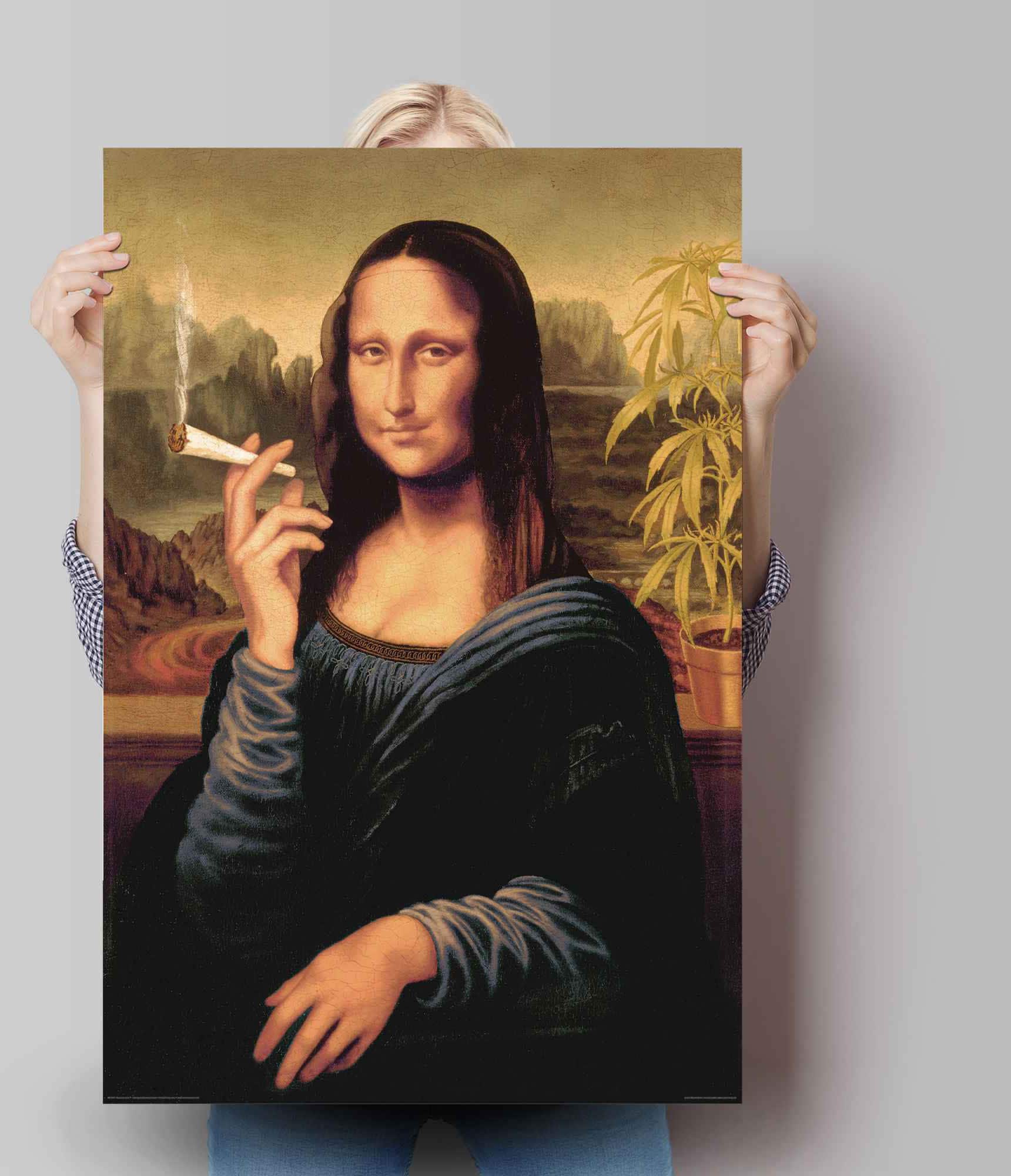 Reinders! Poster »Poster Mona Lisa auf joint«, St.) bestellen Menschen, Raten (1