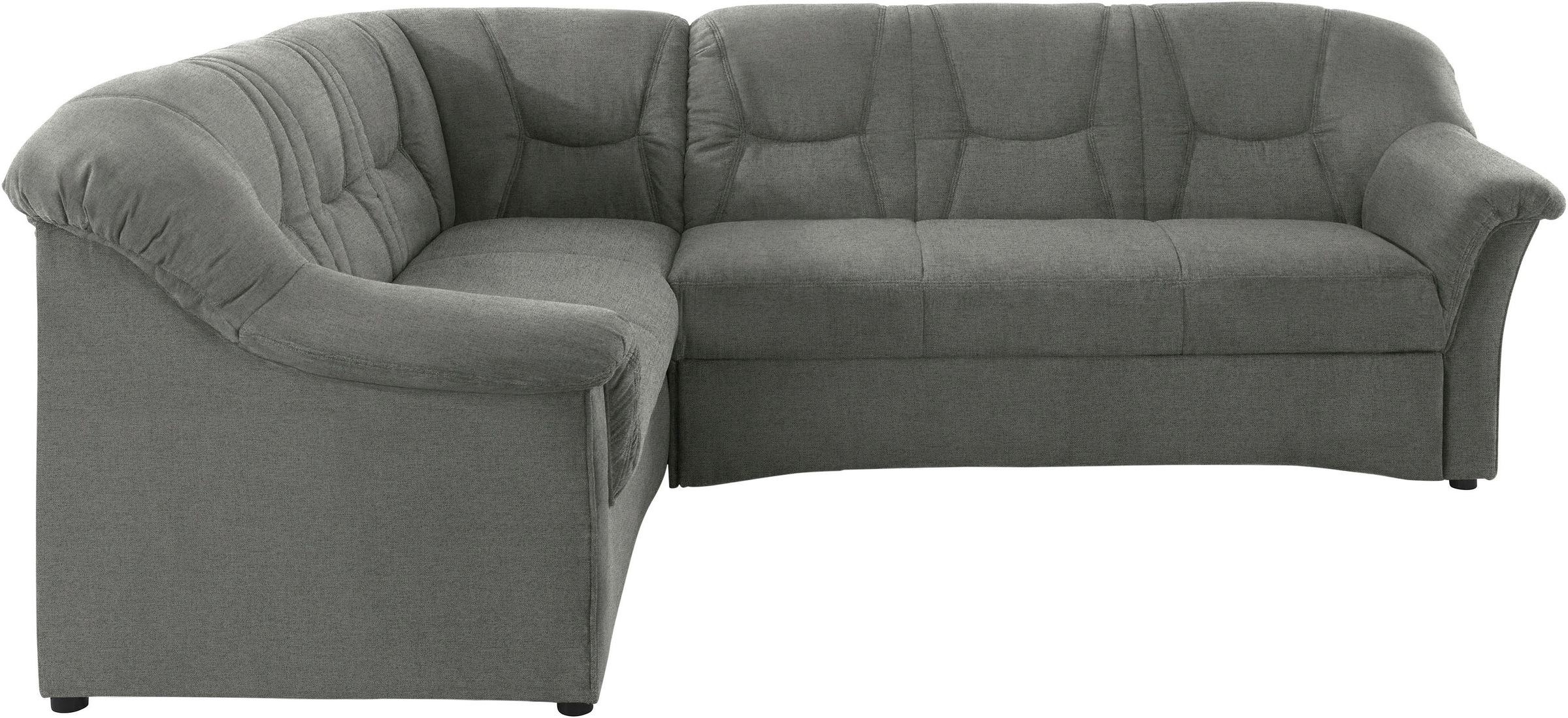 DOMO collection Ecksofa »Sarafina zeitlos und komfortabel, optional mit Federkern, L-Form«, wahlweise mit Bettfunktion