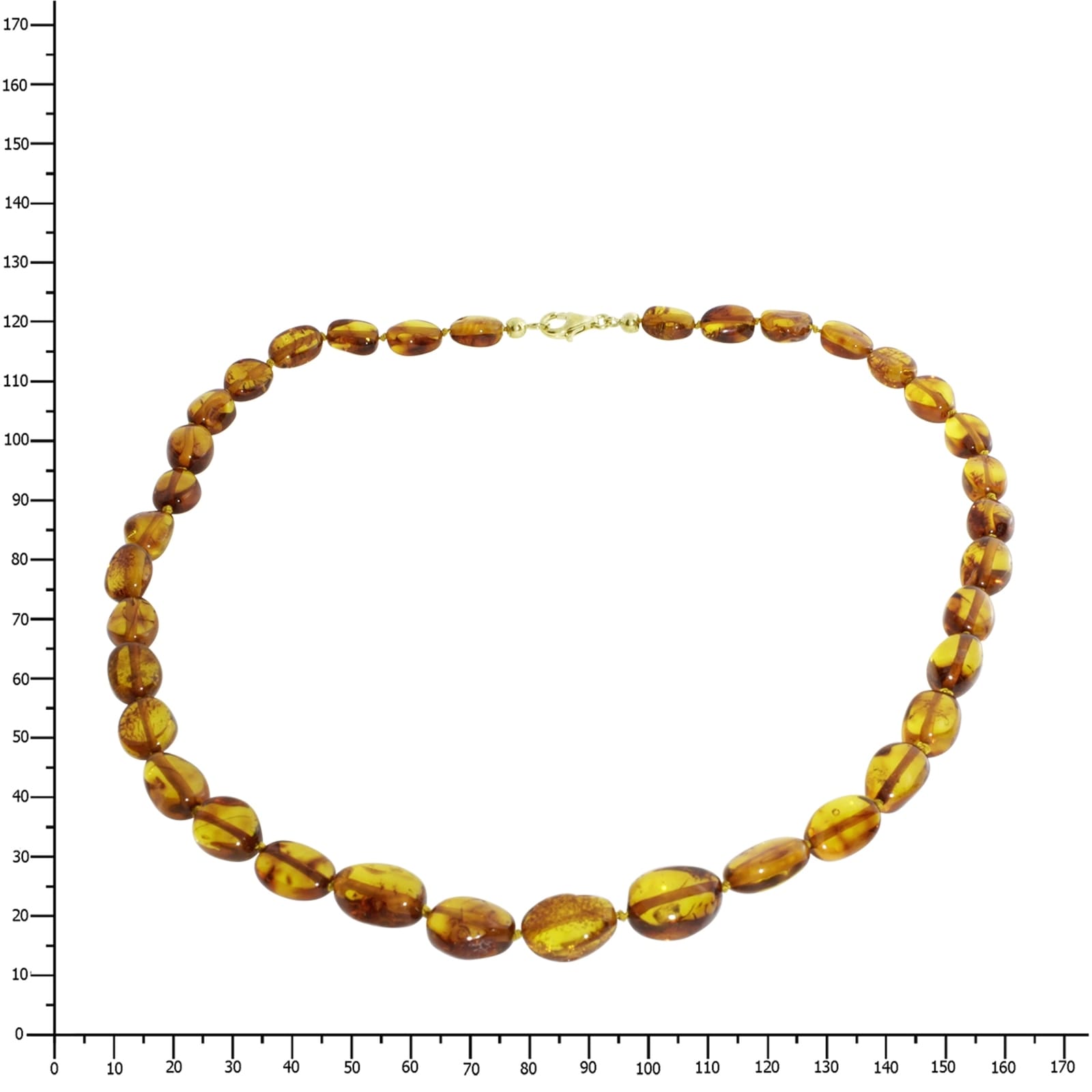 OSTSEE-SCHMUCK Kette ohne Anhänger »- Tocessa - Bernstein - ,«