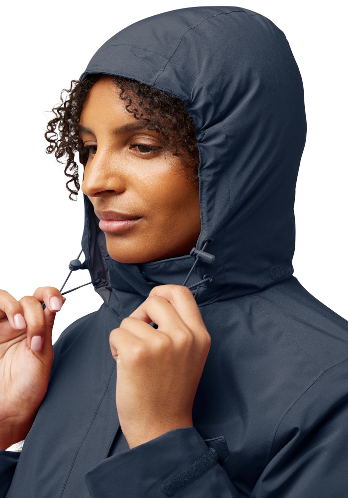 Jack Wolfskin 3-in-1-Funktionsmantel »ROTWAND 3IN1 JKT W« wasserdichte Außenjacke, wärmende Innenjacke