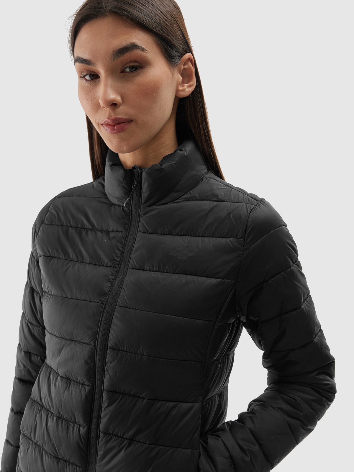 4F Steppjacke, mit Kapuze