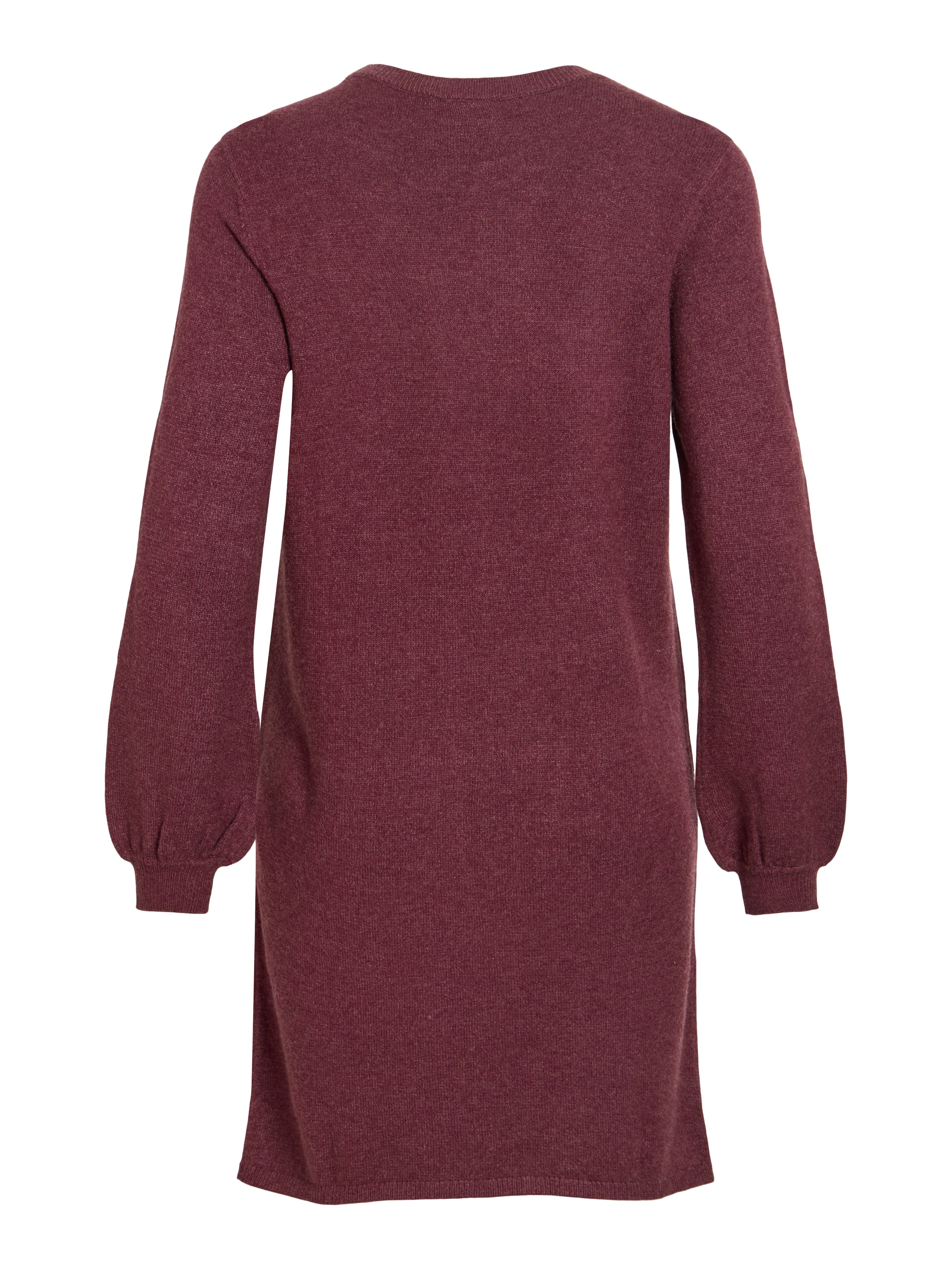 Vila Strickkleid »VIRIL L/S VOLUME SLEEVE KNIT DRESS-NOOS« Materialmix, normal geschnitten