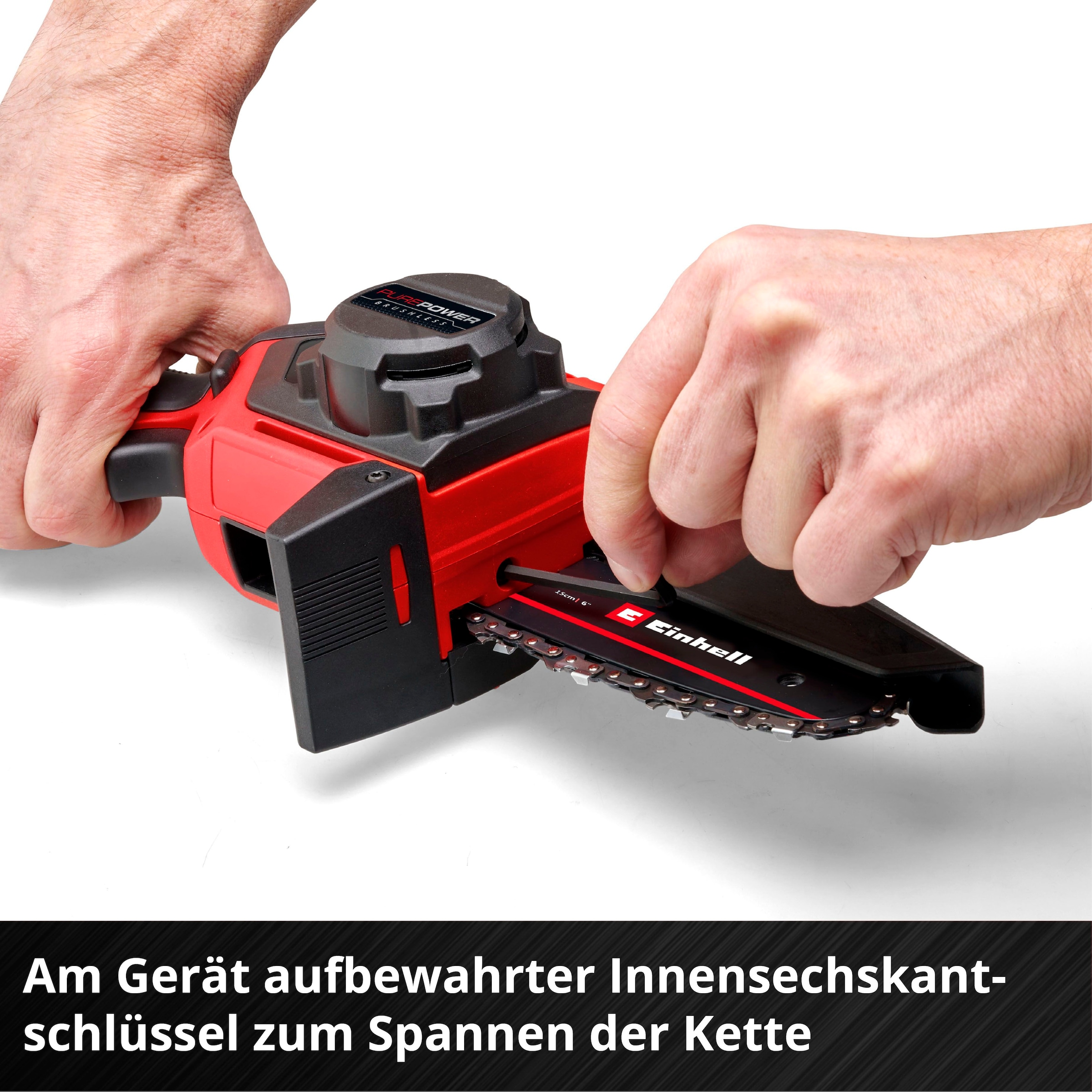 Einhell Akku-Kettensäge »Power X-Change GE-PS 18/15 Li BL-Solo« mit bürstenlosem Motor