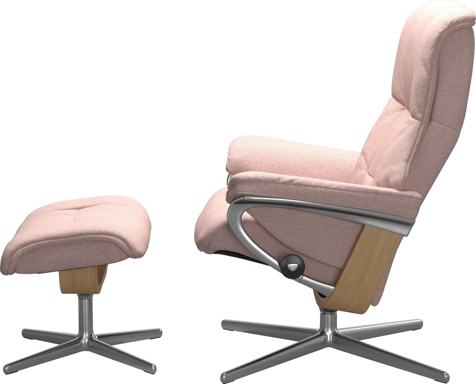 Stressless® Fußhocker »Mayfair«, mit Cross Base, Größe S, M & L, Holzakzent Eiche