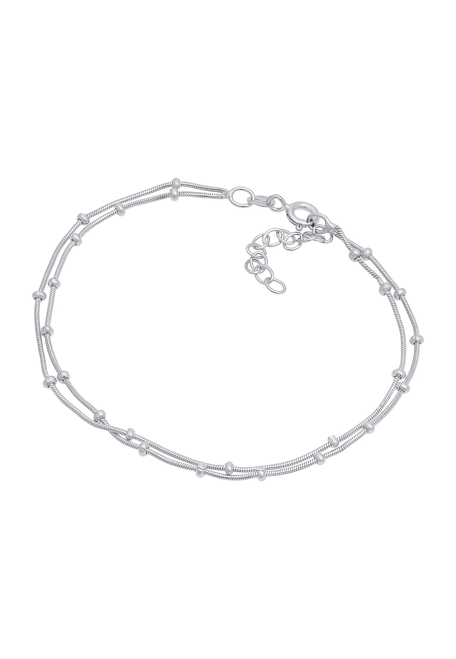 Elli Armkette »Armband Layer Kugelkette Rund Basic Trend 925er Silber«