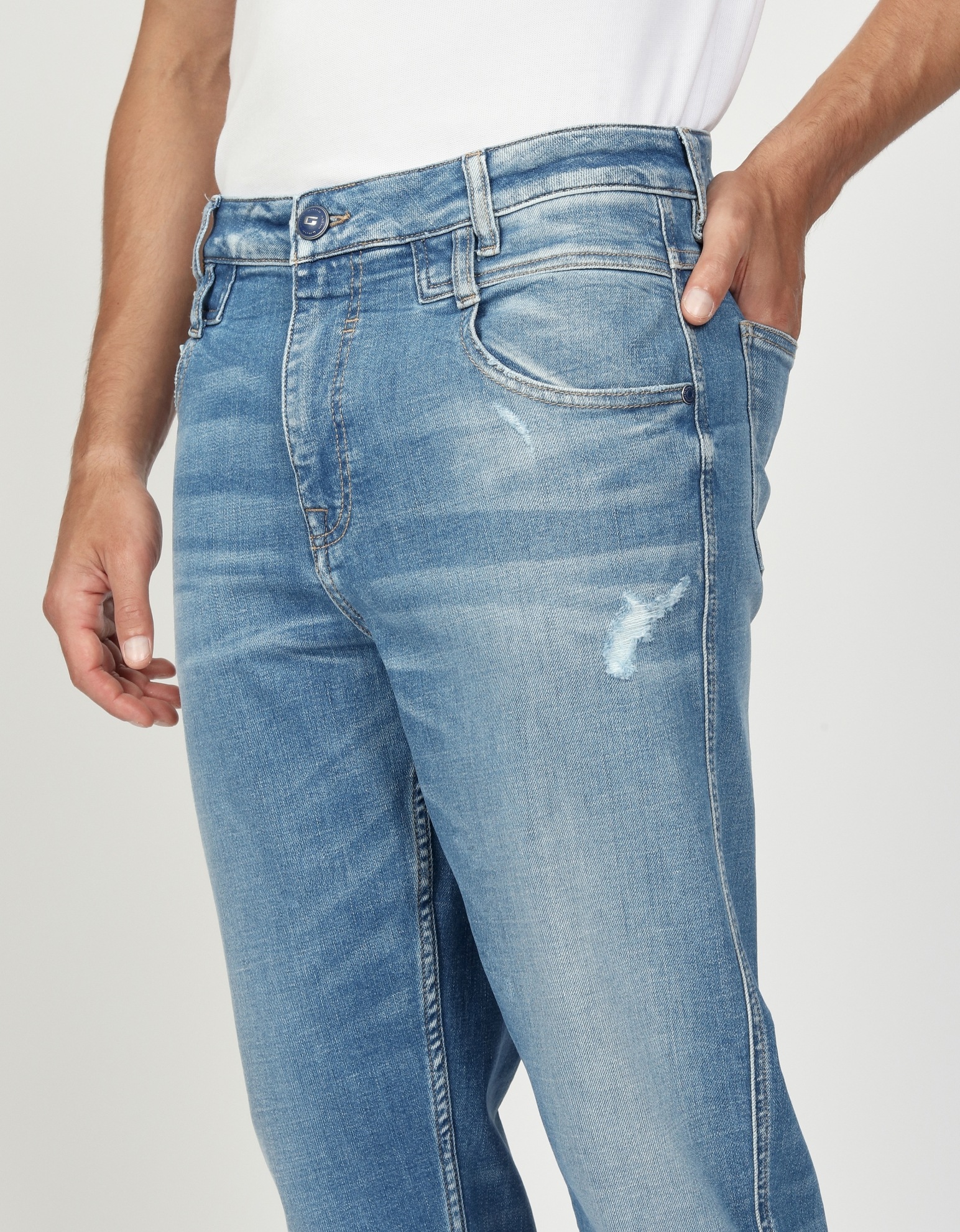 GANG Stretch-Jeans »94MARCO«, im relaxten 5-Pocket Style mit doppelter Gürtelschlaufe