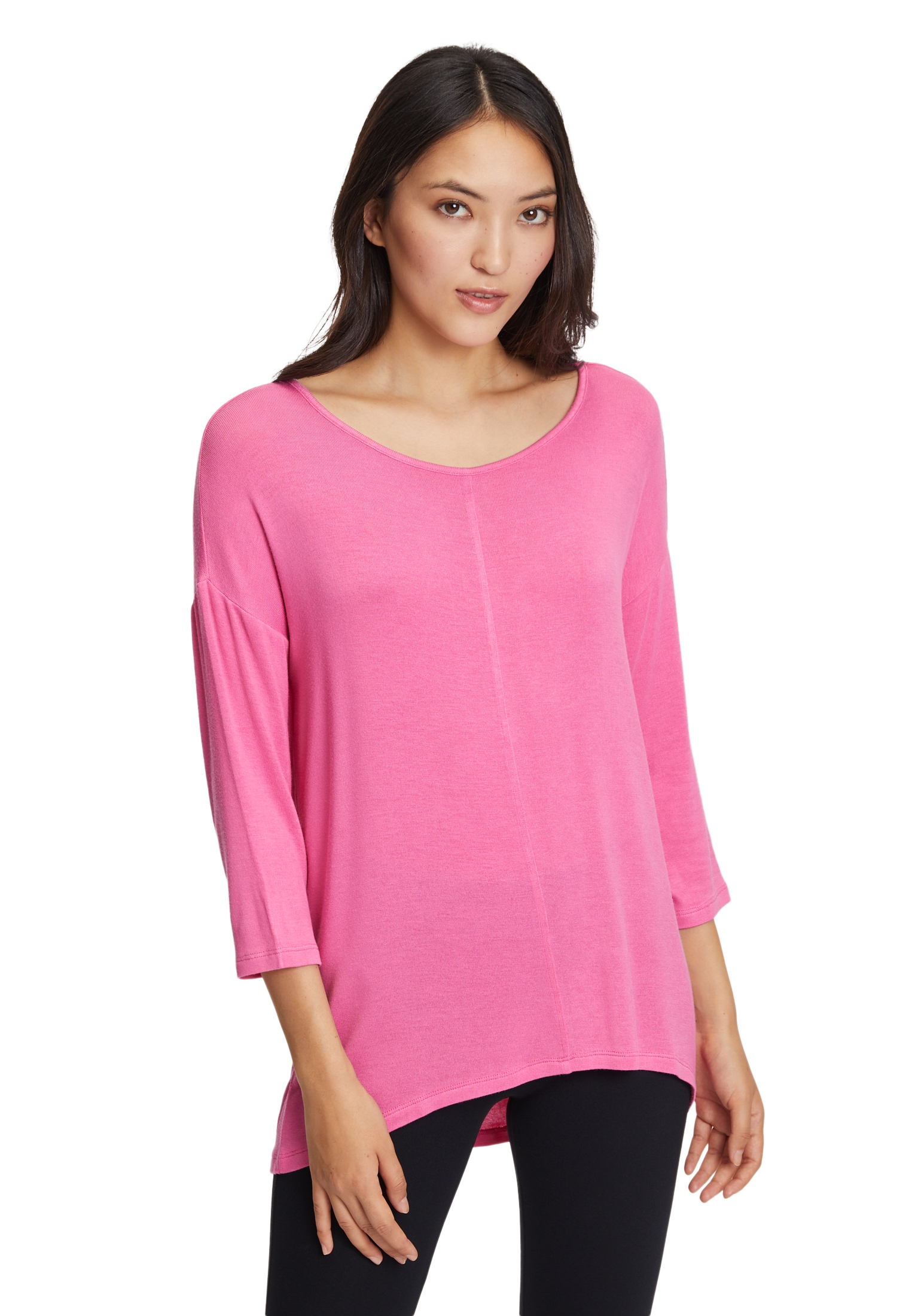 Betty Barclay Kurzarmshirt »Feinstrickpullover mit überschnittenen Ärmeln«