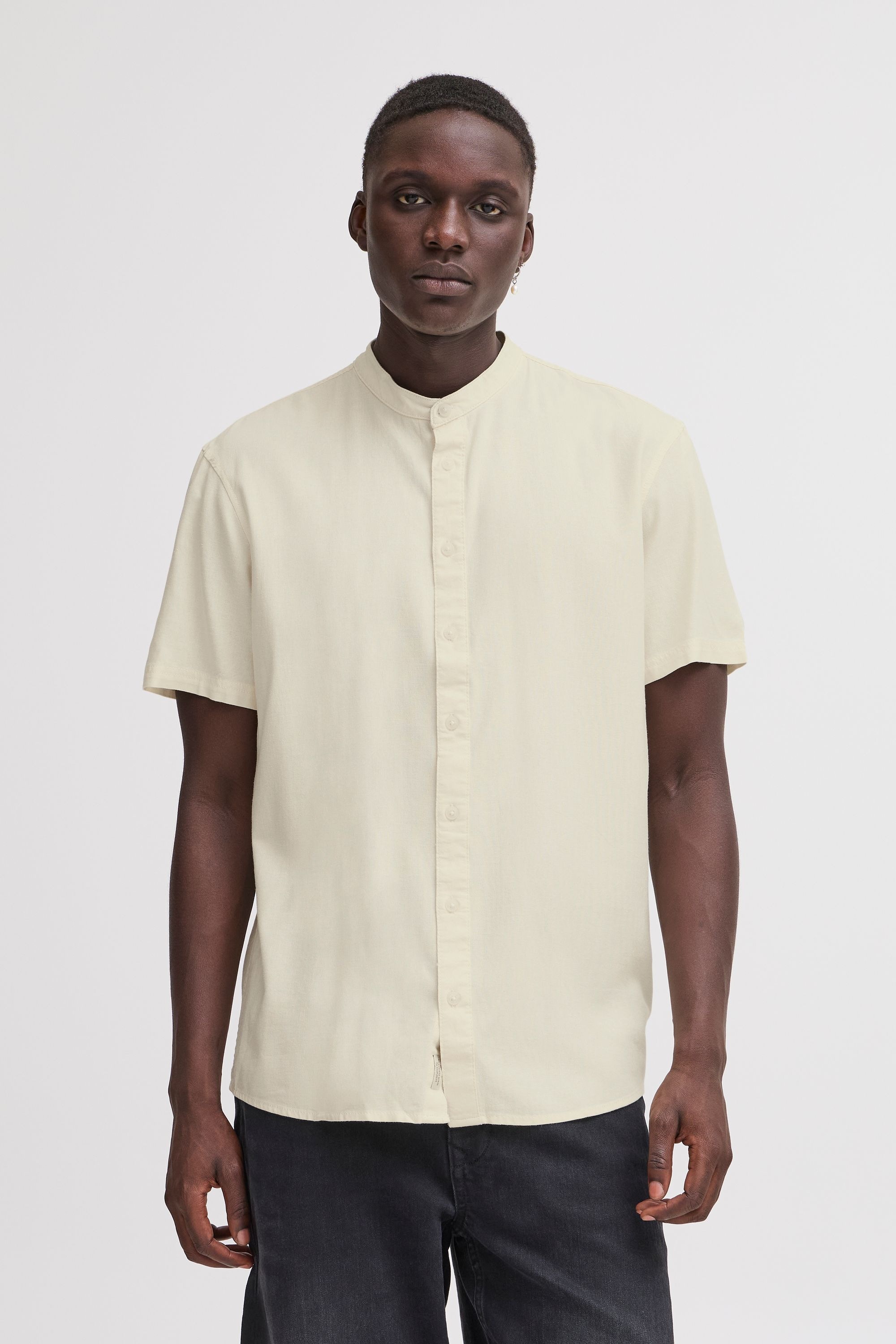 Blend Kurzarmshirt »Kurzarmhemd BHBOBBY Shirt mandarin ss«