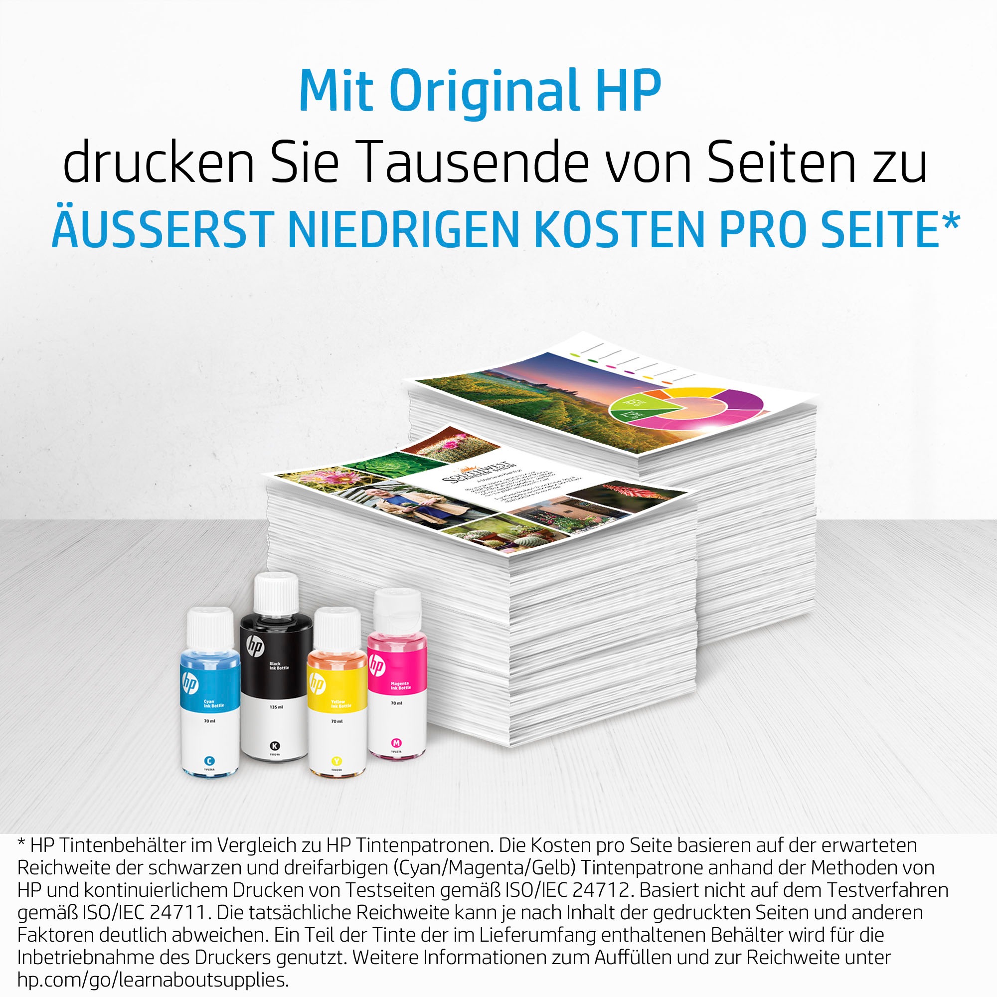 HP Nachfülltinte »HP original Tintenflasche 32XL Schwarz ,135 ml« für HP 1 Stk. tlg.