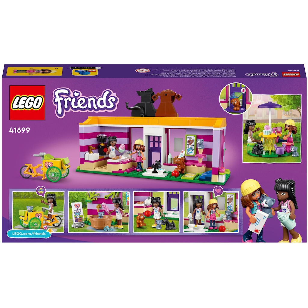 LEGO® Konstruktionsspielsteine »Tieradoptionscafé (41699), LEGO® Friends«, (292 St.)