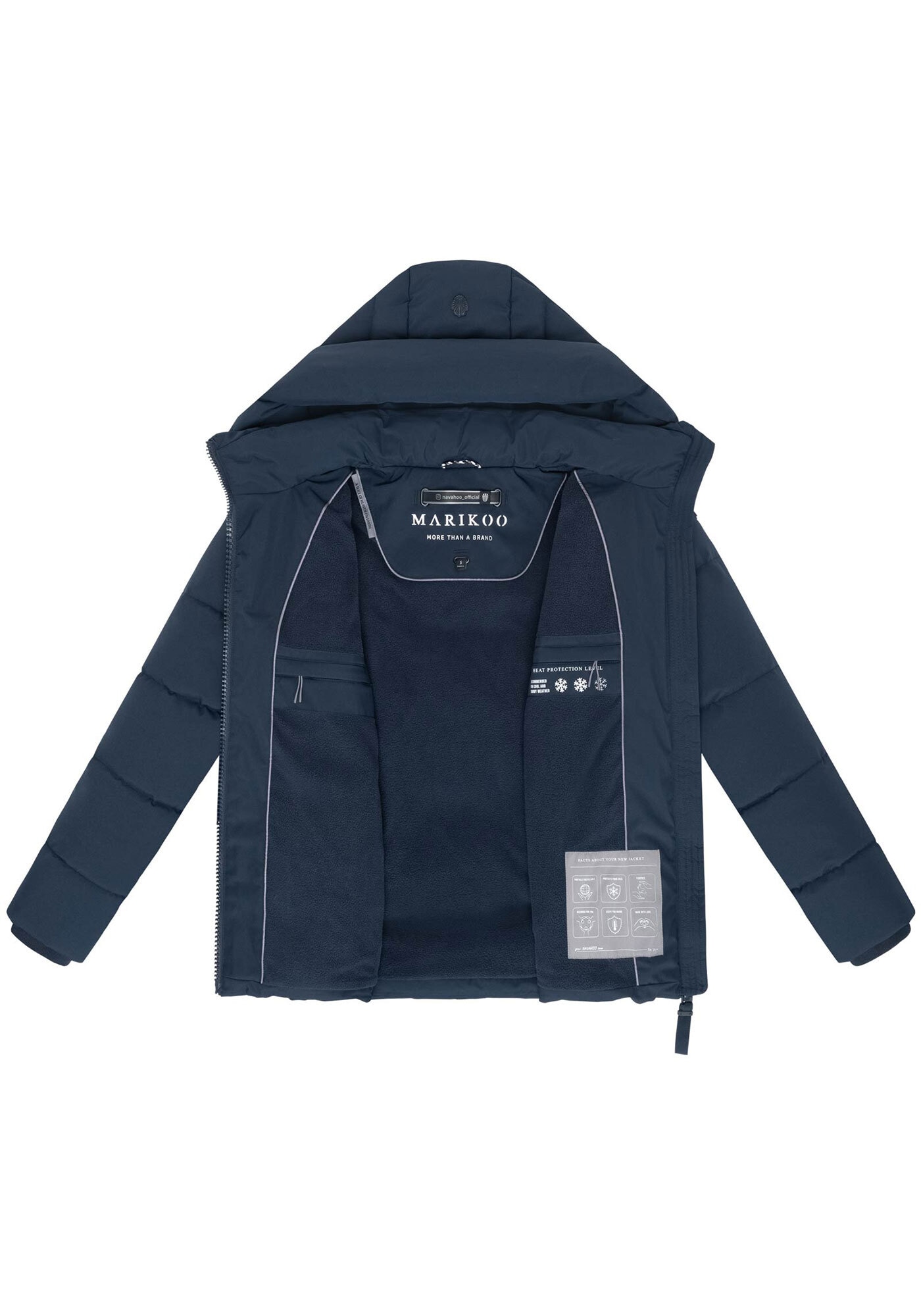 Marikoo Winterjacke »Marikoo Kuschelnasee Damen Herbst Winter Steppjacke N076«