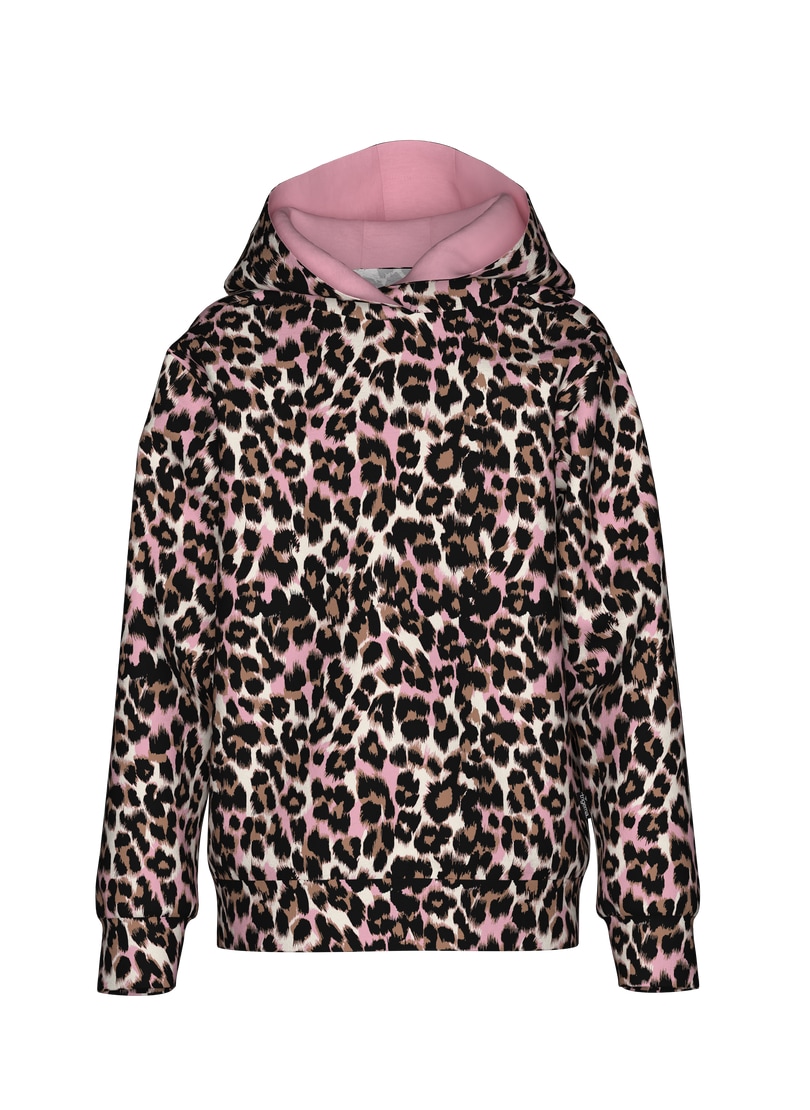 Trigema Kapuzensweatshirt »TRIGEMA Hoodie mit Allover-Leo-Print«
