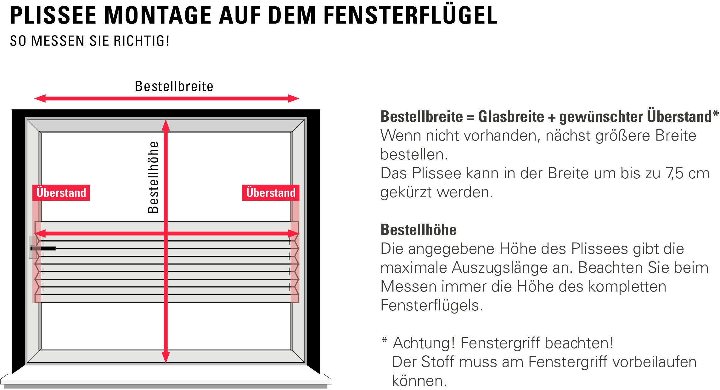 GARDINIA Plissee »EASYFIX Entry mit 2 Bedienschienen«, Lichtschutz, ohne Bohren, verspannt, in der Breite kürzbar