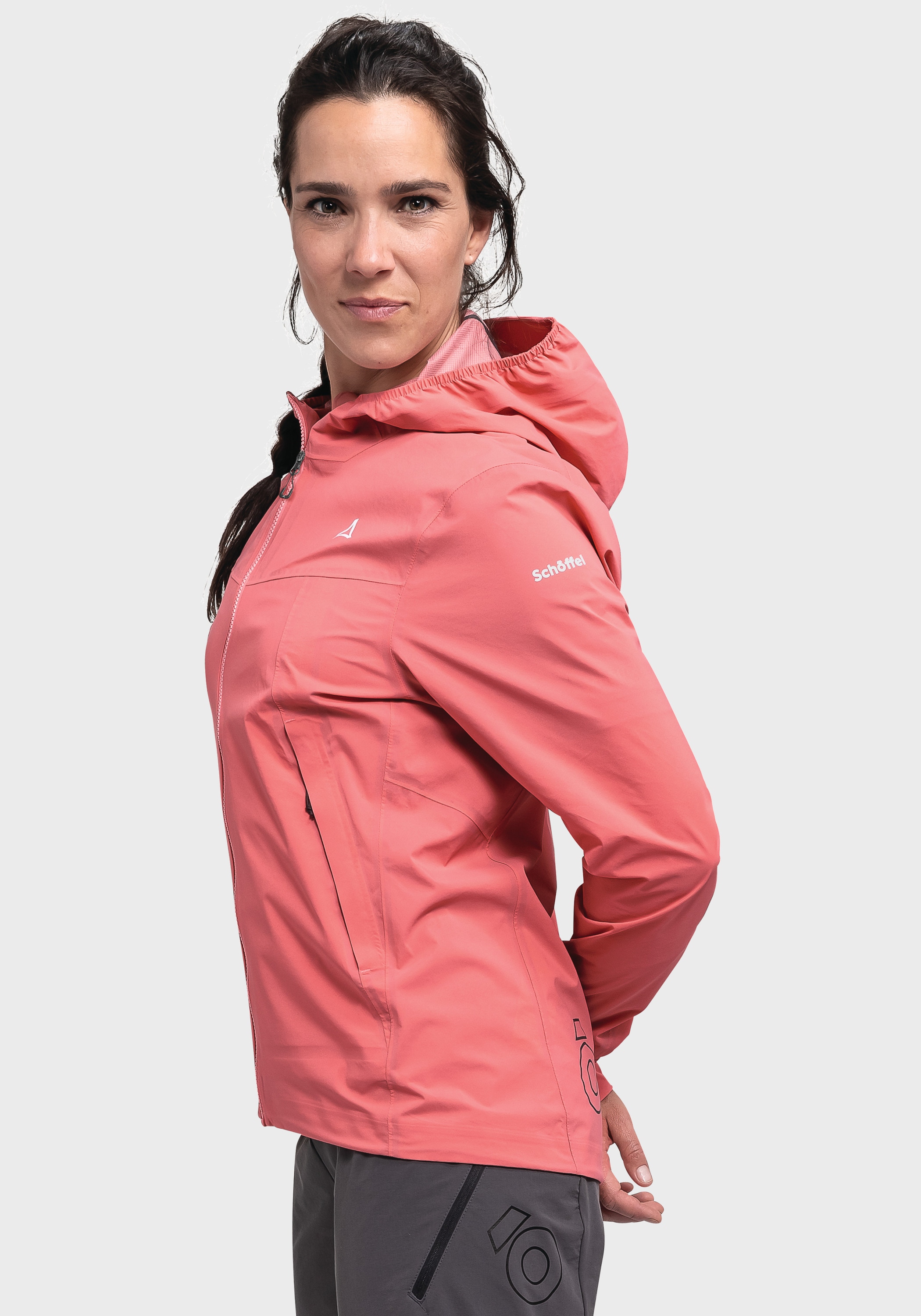 Schöffel Outdoorjacke »2.5L Jacket Karma Trail L«, mit Kapuze