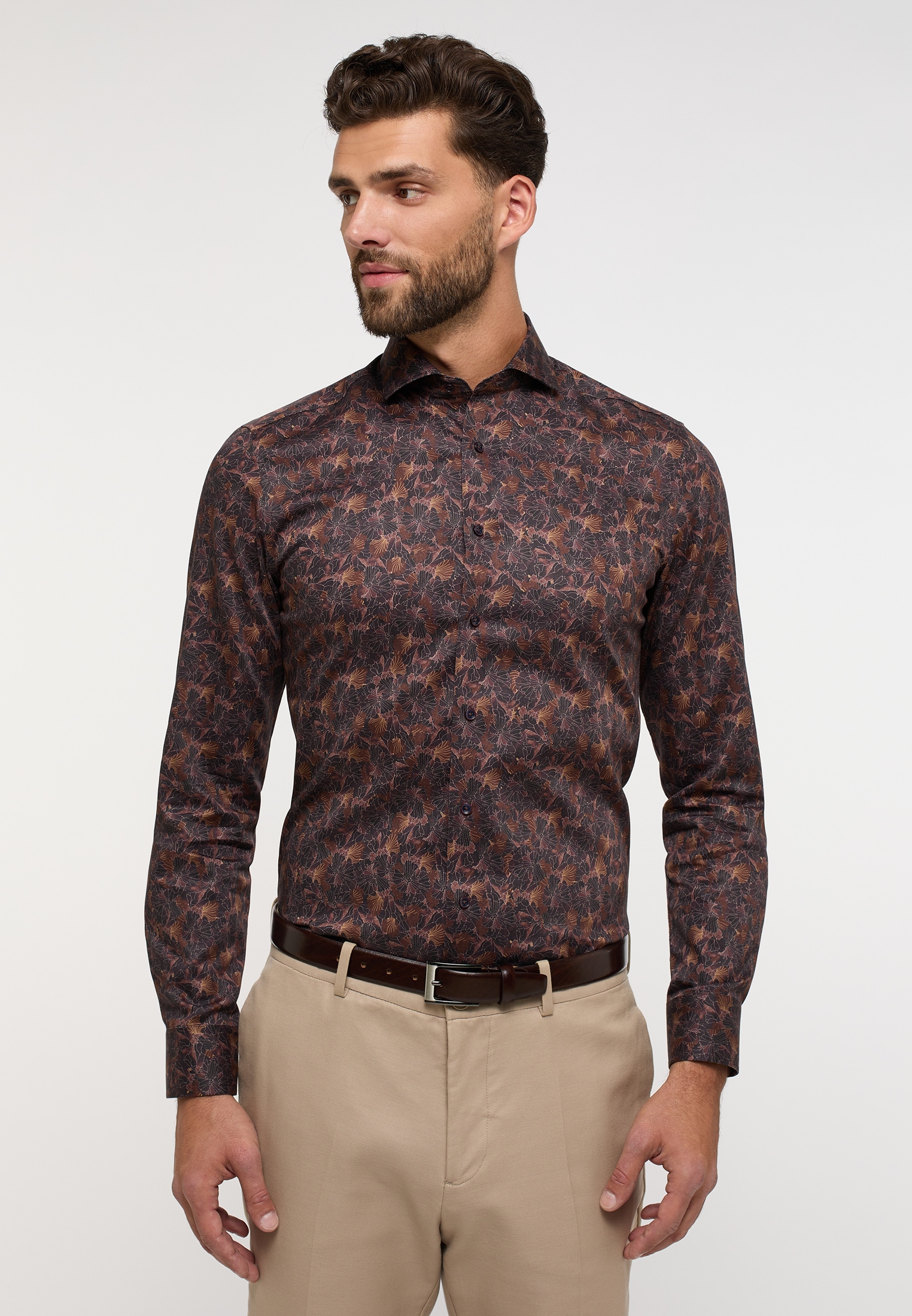 Eterna Langarmhemd »SLIM FIT« NON IRON (bügelfrei)