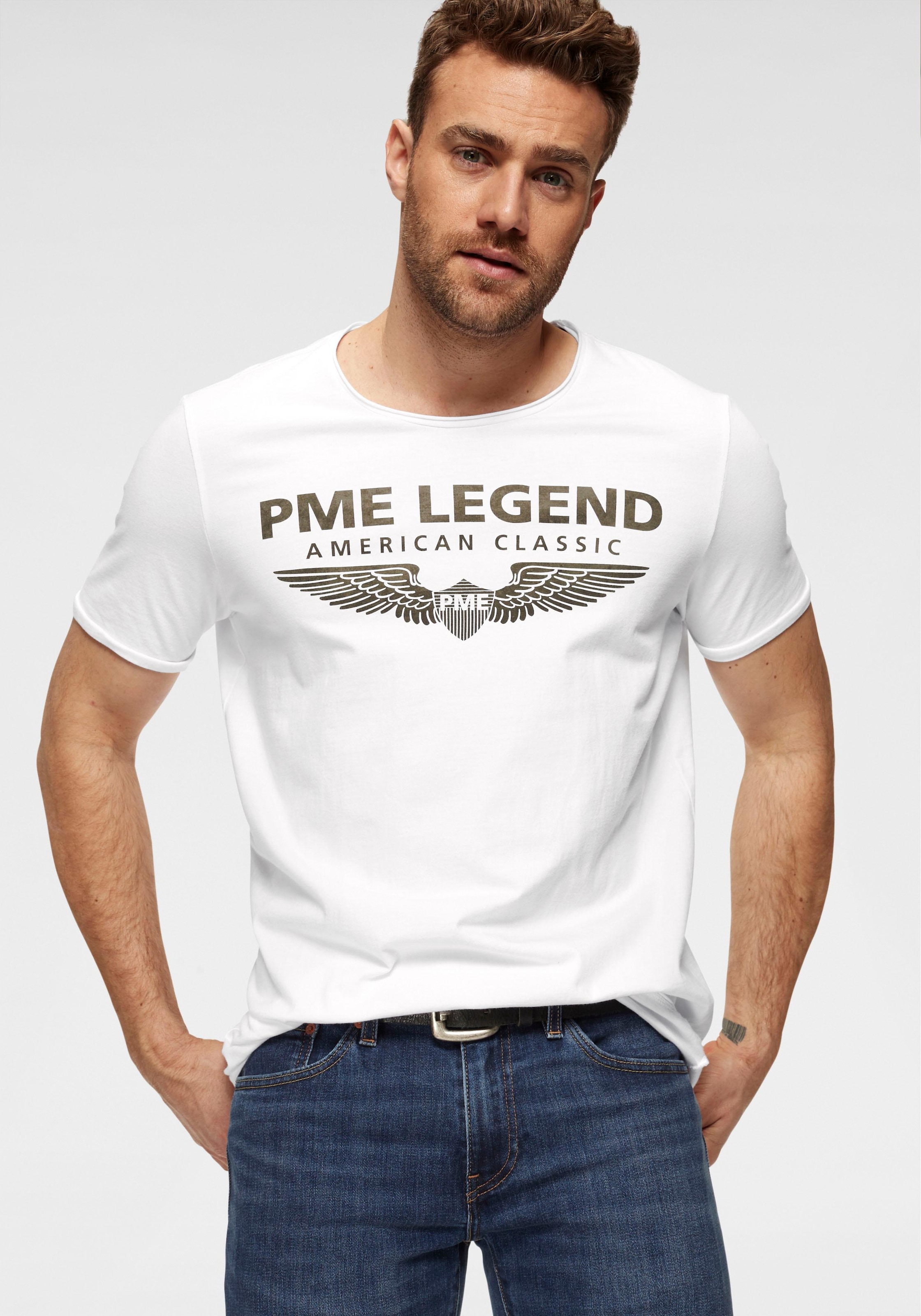 PME LEGEND Rundhalsshirt, mit Logoprint