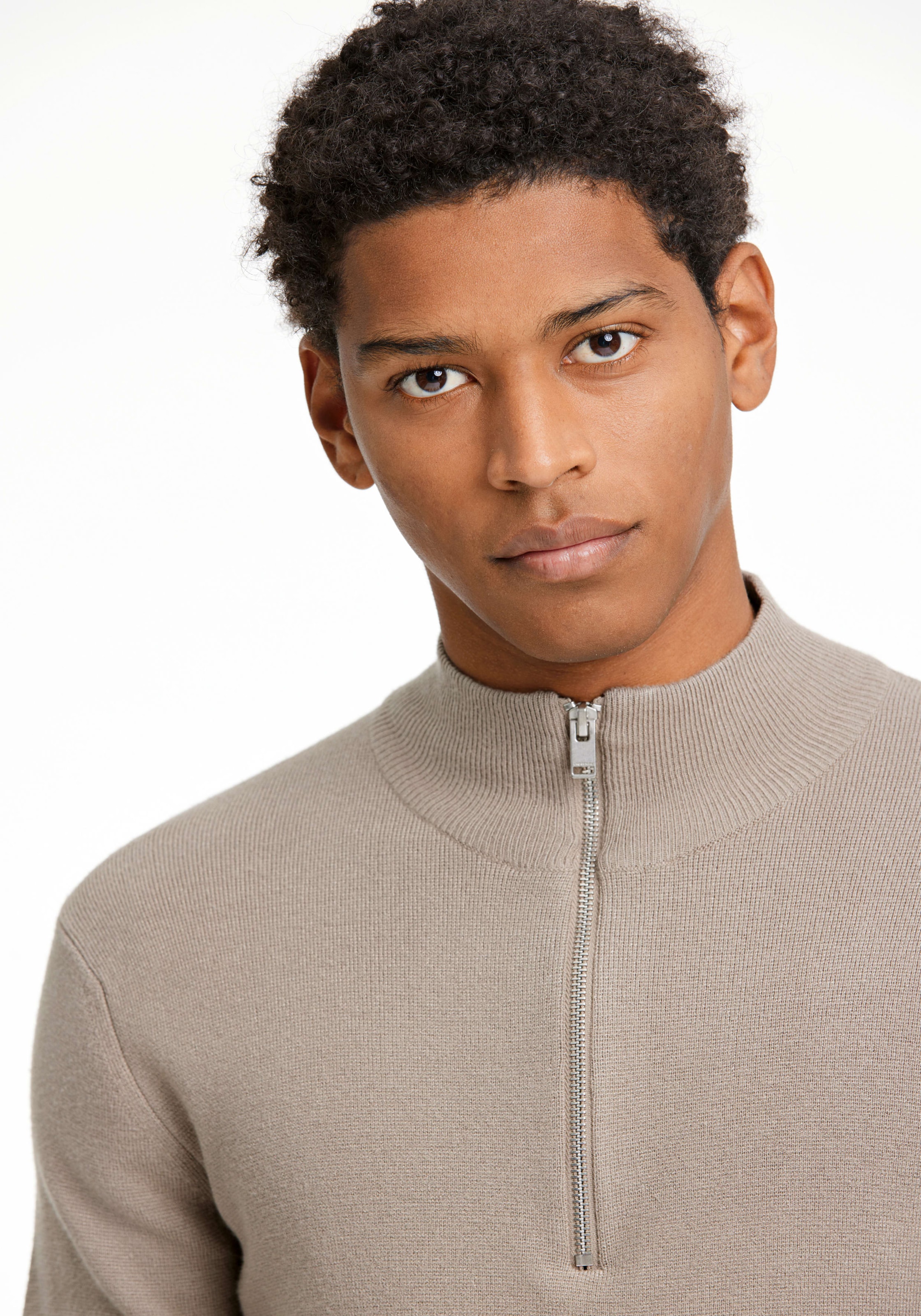 LINDBERGH Troyer , aus Viskose und mit Stehkragen
