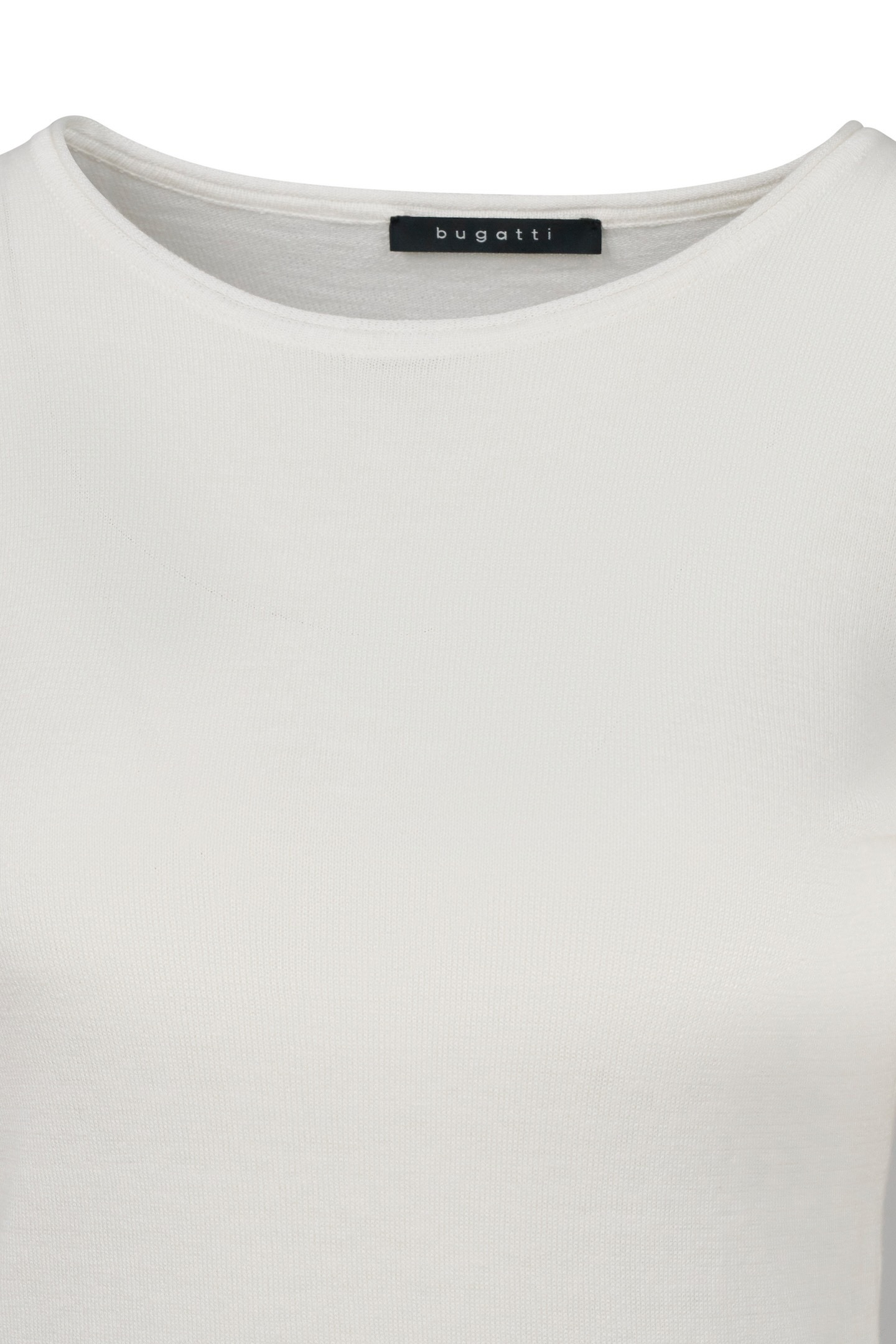 bugatti Langarmshirt, mit Rundhals & langem Arm