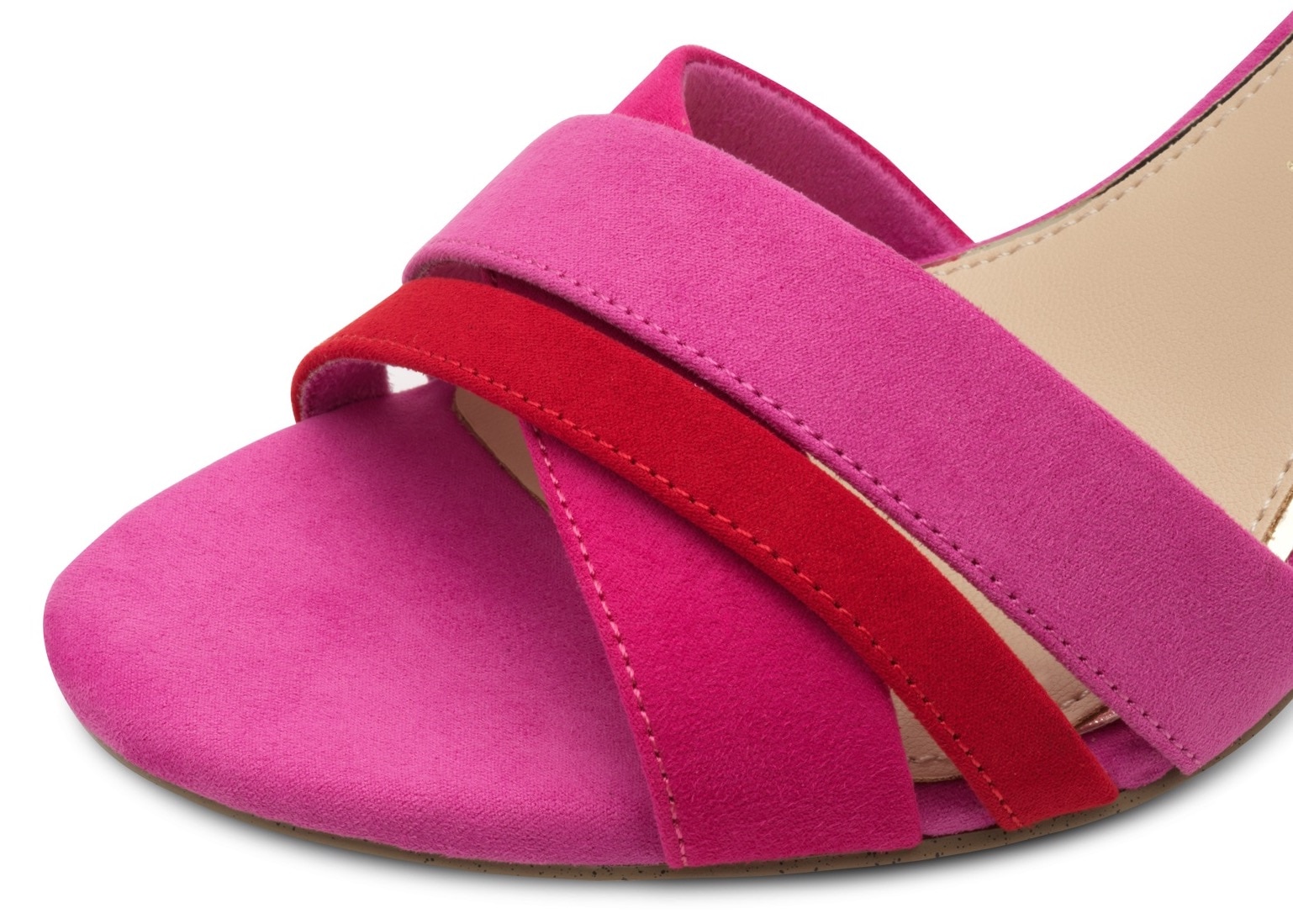 MARCO TOZZI Sandalette  , Blockabsatz, Sommerschuh, Sandale mit verstellbarem Fesselriemchen