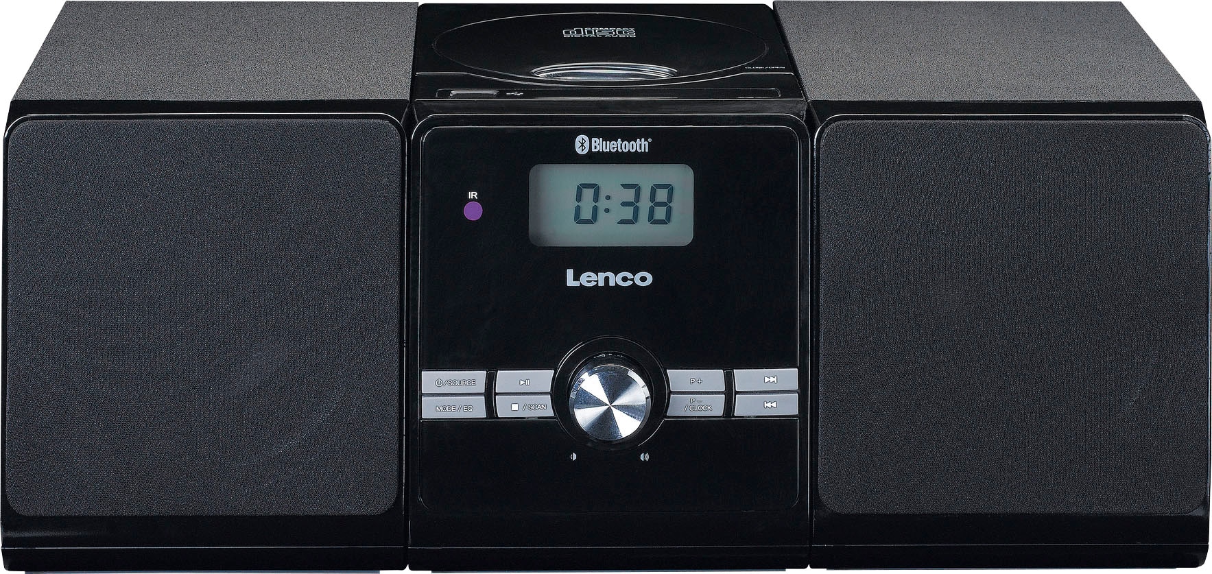 Lenco CD-Radiorecorder »MC-030BK«, (FM-Tuner)