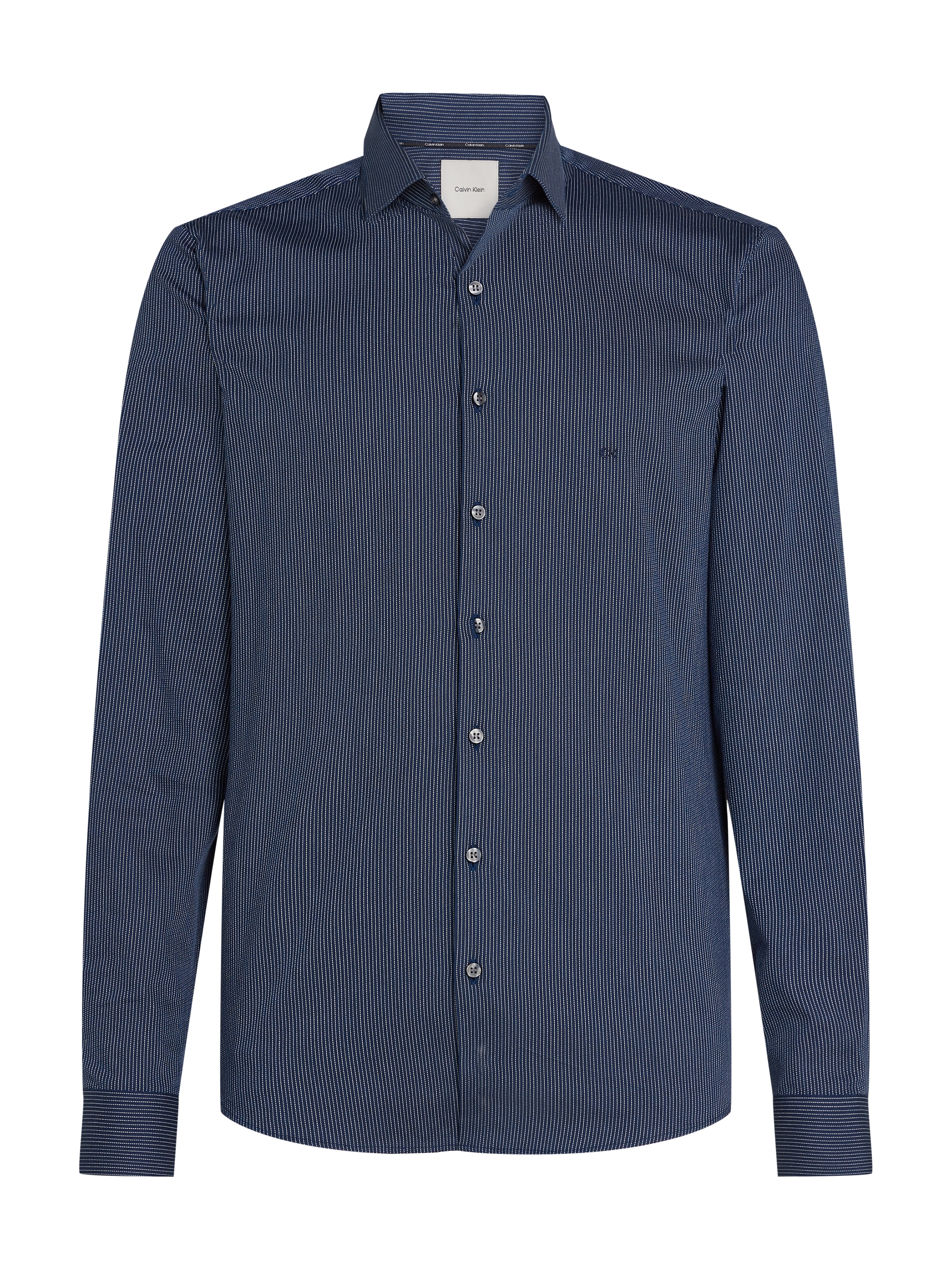 Calvin Klein Businesshemd »BUSINESS STRIPE SLIM SHIRT«, mit Logoprint