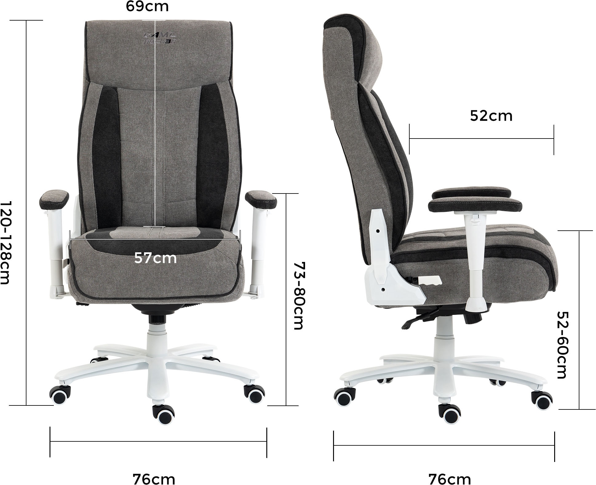 Duo Collection Gaming-Stuhl »Game-Rocker G-40 Large« () 1 Stk.Taschenfederkern