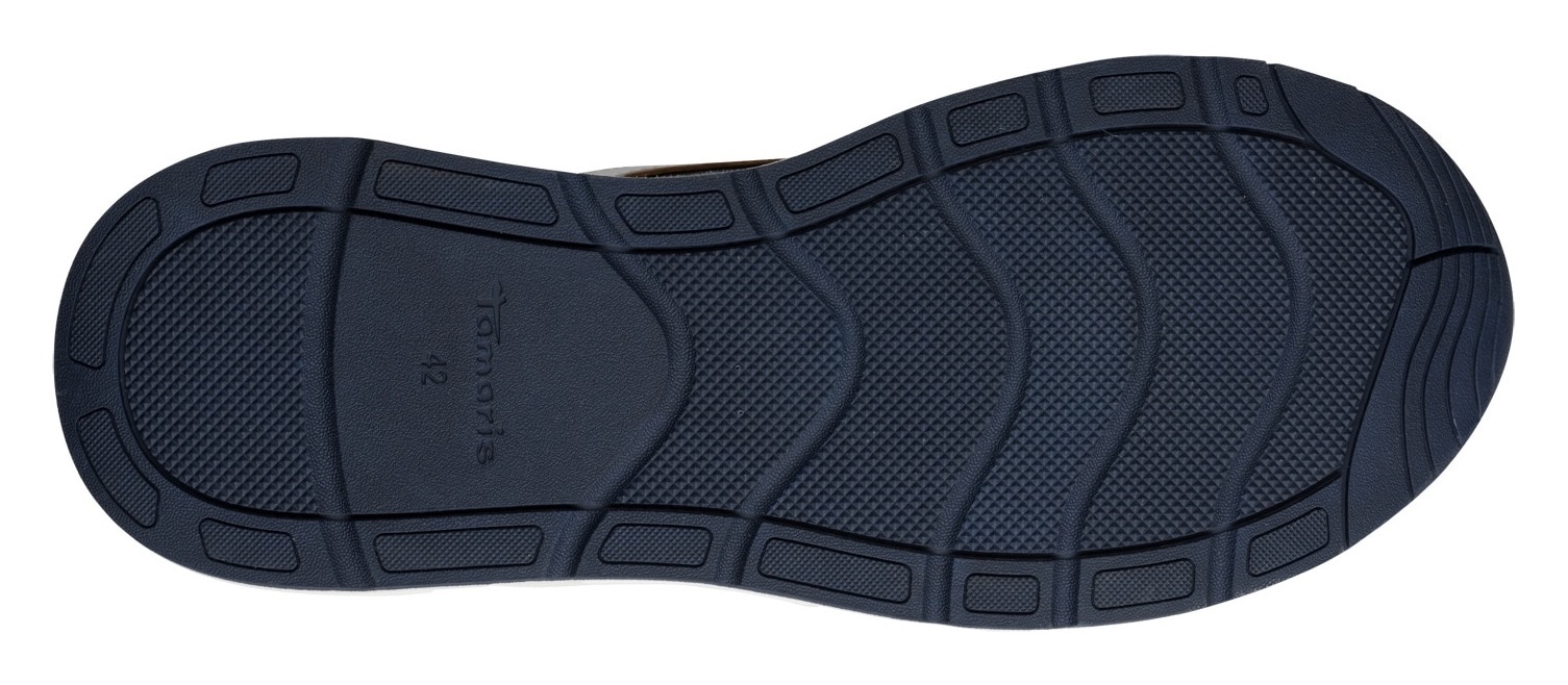 Tamaris Sneaker  Freizeitschuh, Schnürschuh mit modischen Kontrastbesätzen, für Herren