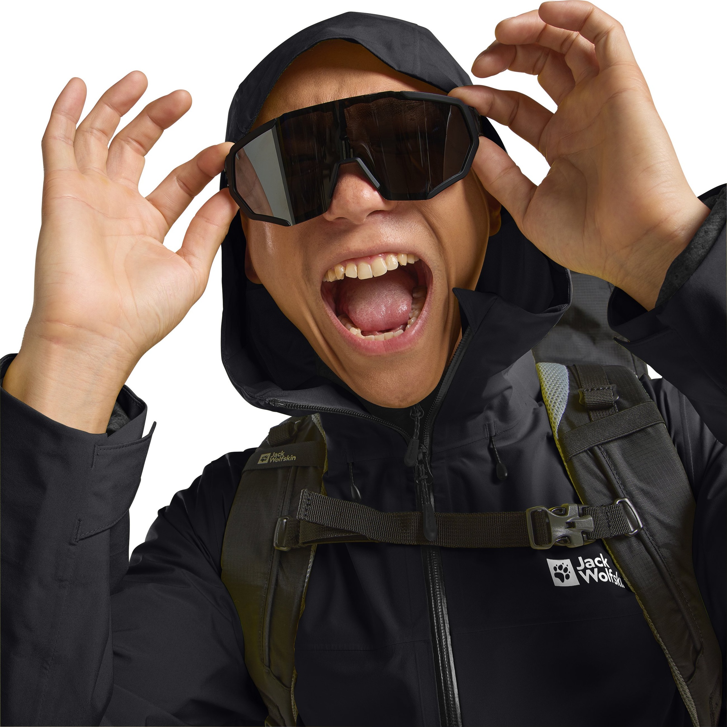 Jack Wolfskin Funktionsjacke »HIGHEST PEAK 3L JKT M«, mit Kapuze