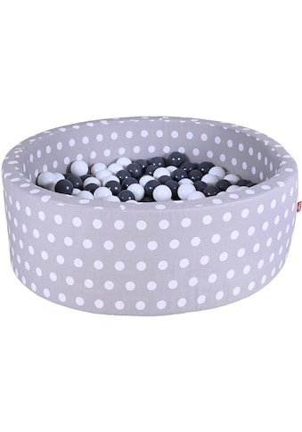 Knorrtoys® Bällebad »Soft, Grey White Dots«, mit 300 Bällen Grey/creme; Made in Europe kaufen