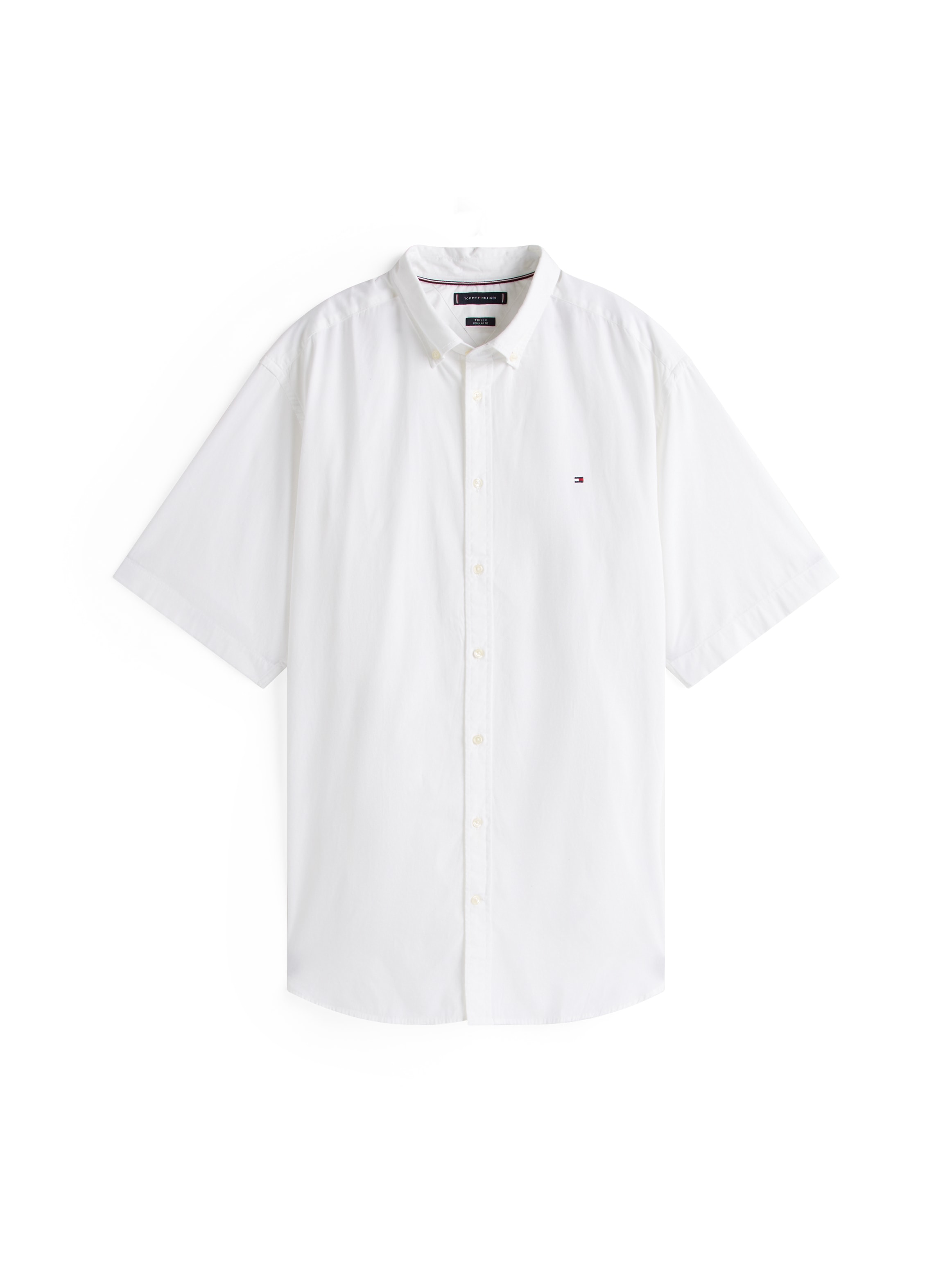 Tommy Hilfiger Big & Tall Kurzarmhemd »BT-FLEX POPLIN SOLID S/S SHIRT-B«, Große Größen