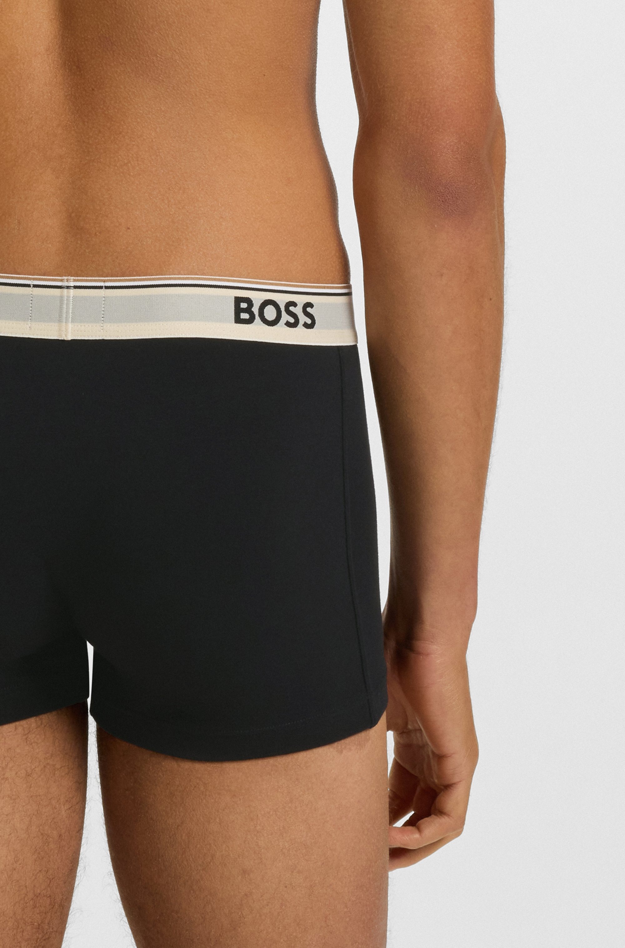 BOSS Trunk »3P Power«, (Packung, 3 St.), mit BOSS Schriftzug auf dem Bund