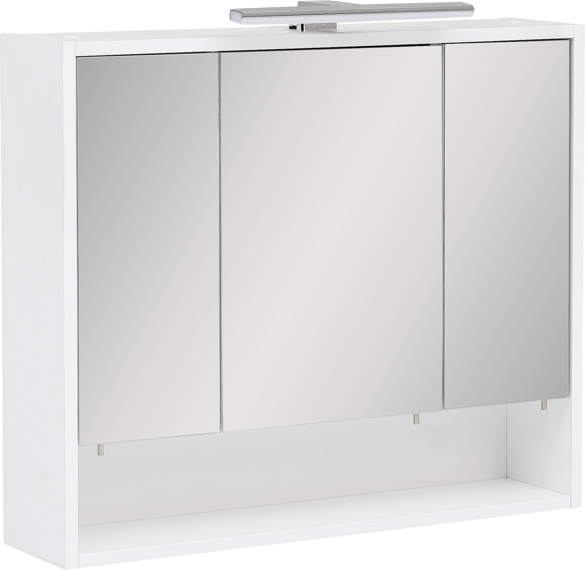 Schildmeyer Spiegelschrank »Kent«, Badmöbel. Breite 70 cm, LED-Beleuchtung  und Schalter-/Steckdosenbox online kaufen | mit 3 Jahren XXL Garantie