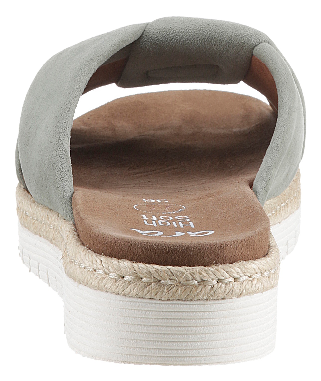 Ara Pantolette »JAMAIKA«, Plateau, Sommerschuh, Schlappen in bequemer Schuhweite G (= weit)