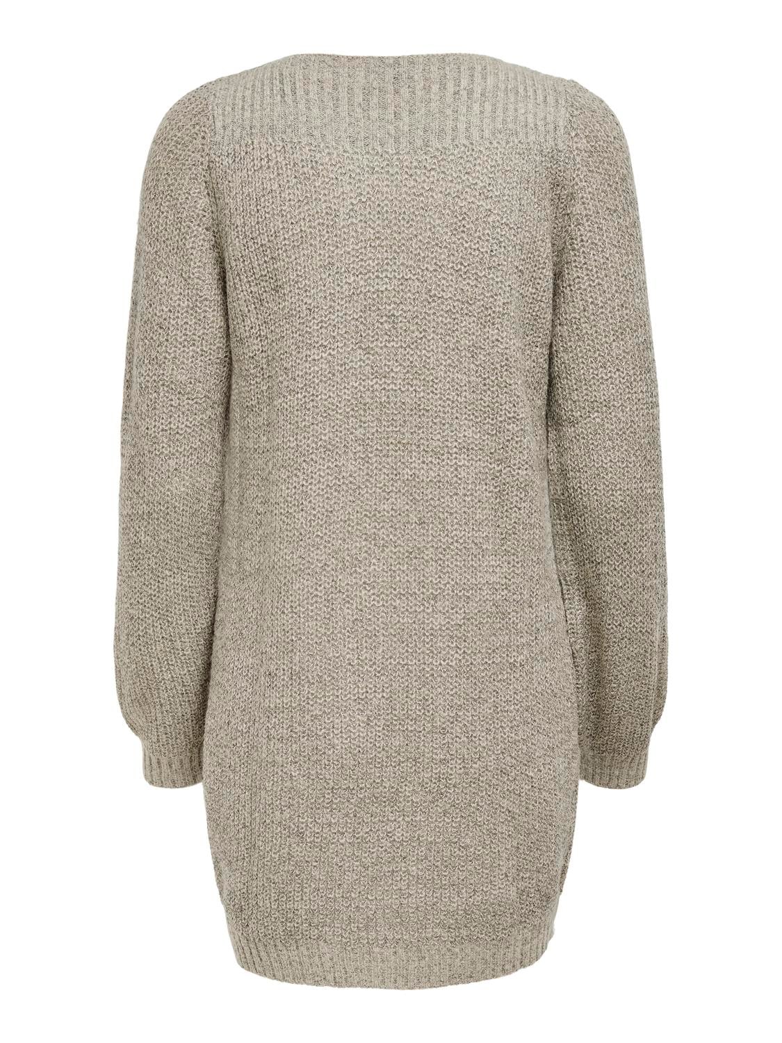 JDY Minikleid »JDYWHITNEY MEGAN L/S BOAT DRESS KNT NOOS«