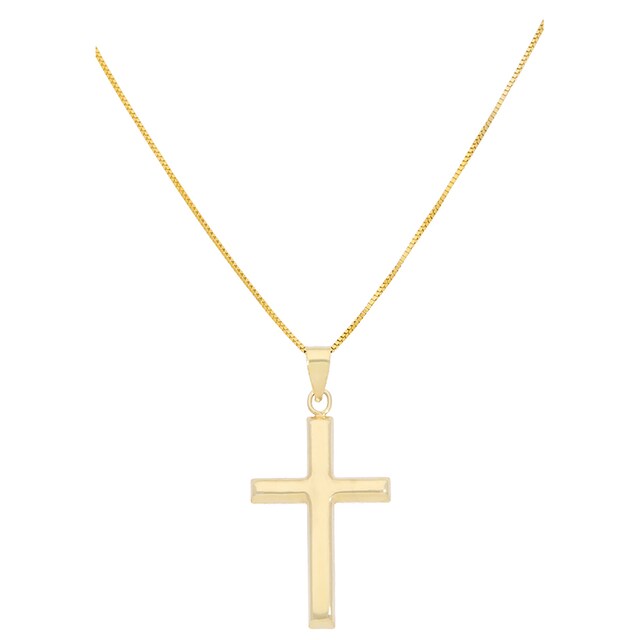 Firetti Kette mit Anhänger »Kreuz, schlicht, zeitlos und glänzend« bequem  kaufen