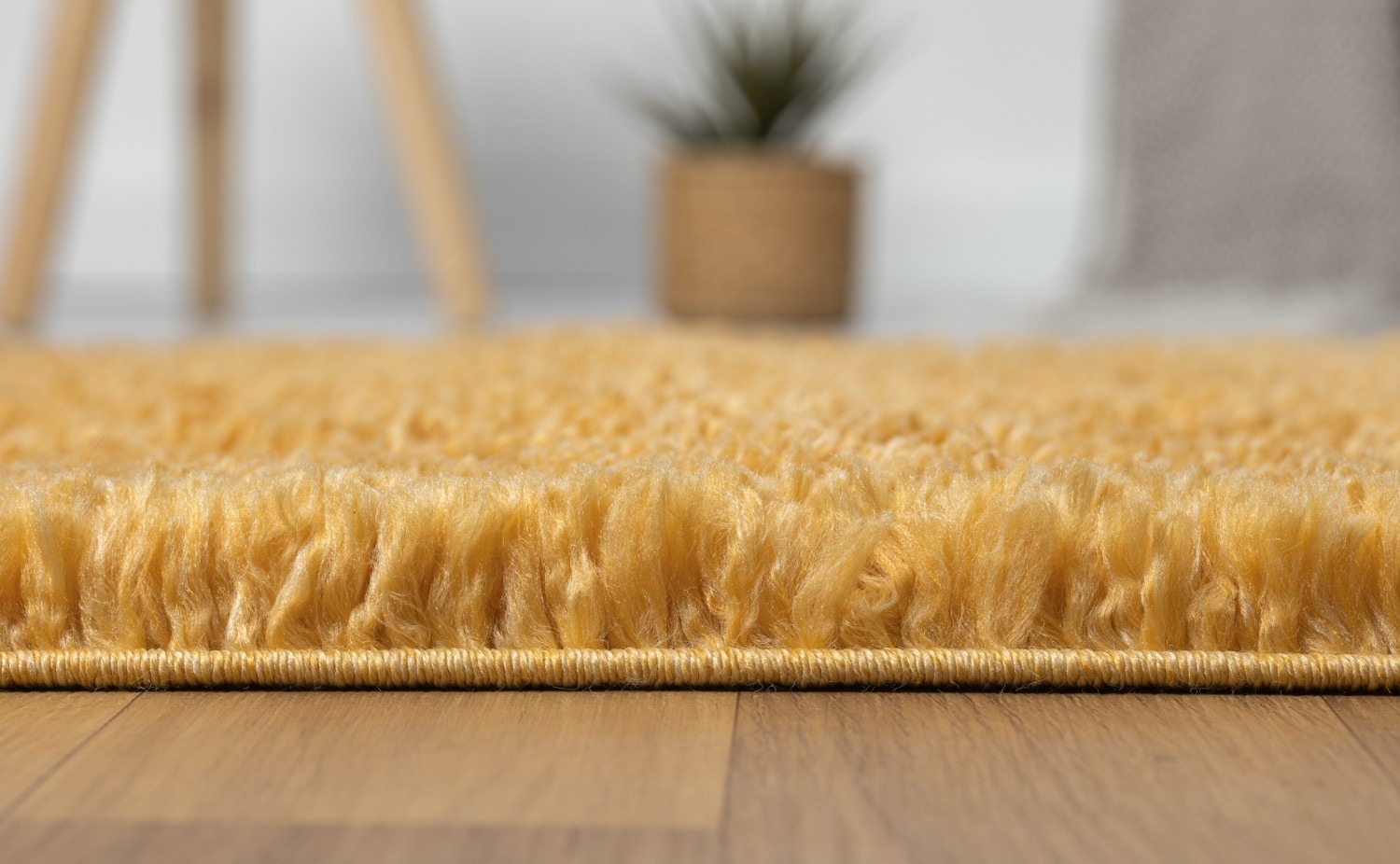 my home Hochflor-Teppich »Banji«, rechteckig, 37 mm Höhe, Uni Farben, weich und flauschig, auch als Läufer & in rund erhältlich