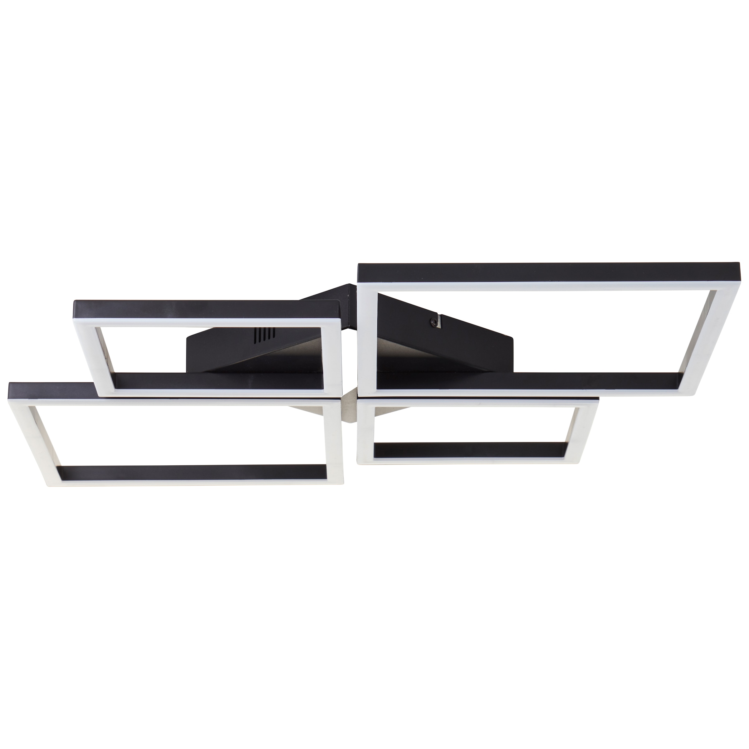 Brilliant LED Deckenleuchte »Tabea« LED-Modul 1 Stk. warmweiß - kaltweiß 58 x 80 cm, 3500lm, 3000-6500K, dimmbar, CCT, schwarz