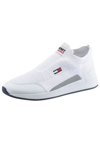 Slip-On Sneaker »TOMMY JEANS FLEXI SOCK RUNNER«, Slipper, Freizeitschuh mit...