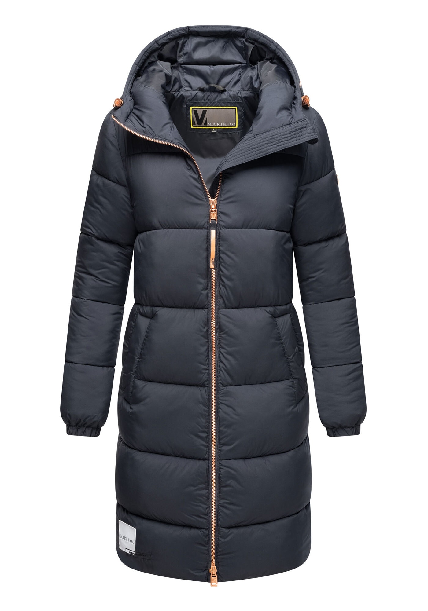 Marikoo Winterjacke »Marikoo Nomadiaa lange Damen Winterjacke N024«