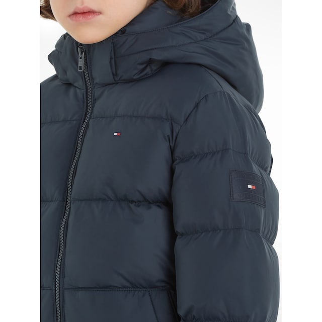 Tommy DOWN Kapuze bei mit Hilfiger »ESSENTIAL JACKET«, ♕ Daunenjacke