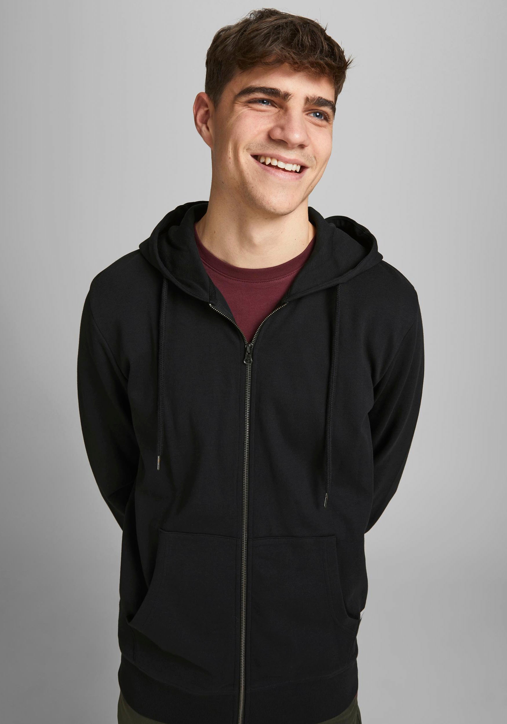 Jack & Jones Kapuzensweatjacke »BASIC SWEAT ZIP HOOD«