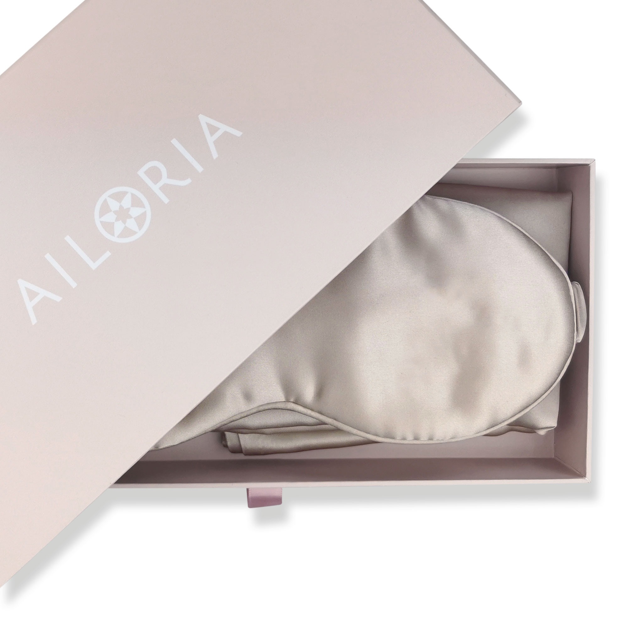 AILORIA Dekokissen »Seidenkissenbezug + Maske BEAUTY SLEEP SET (60x40)«