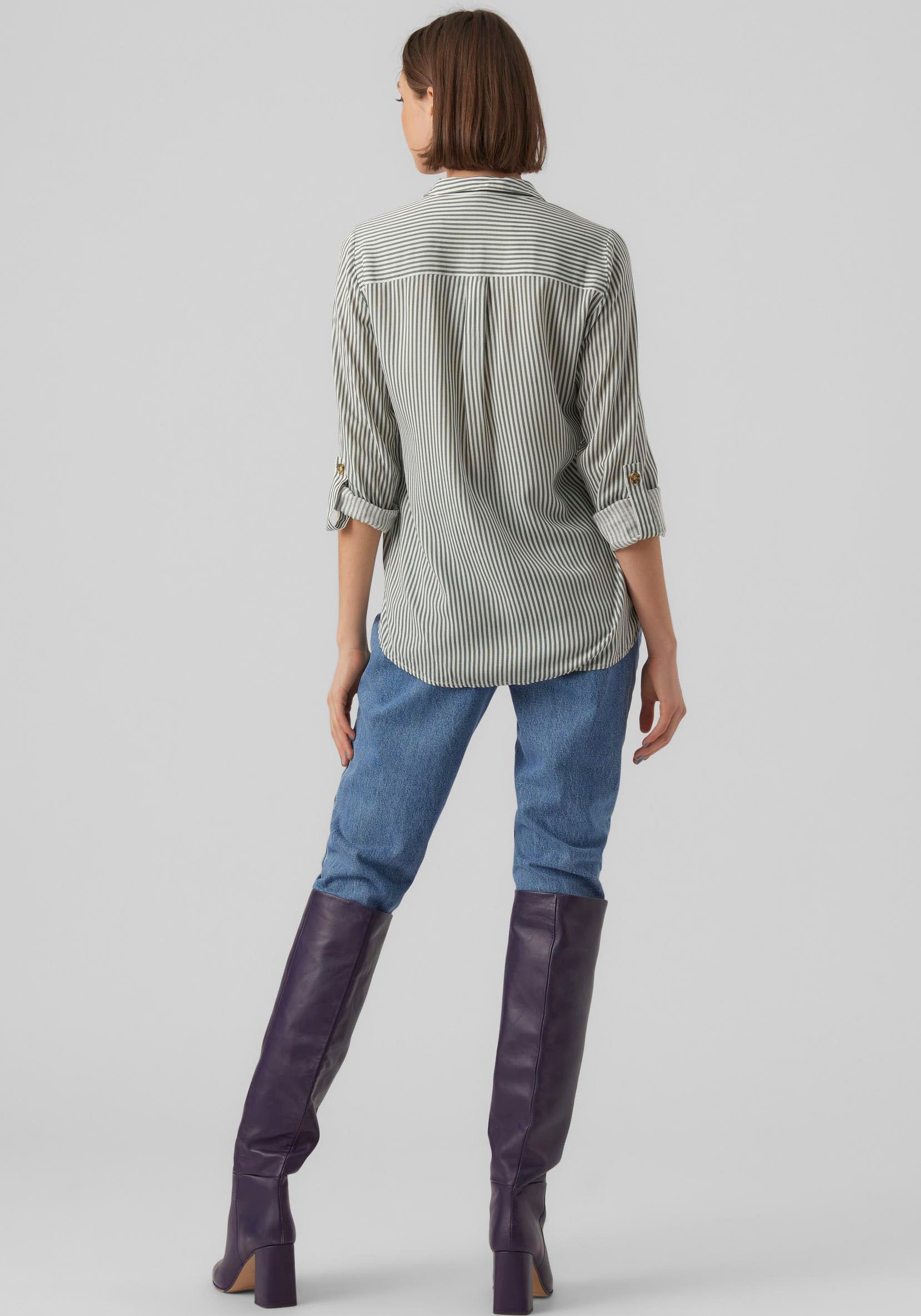 Vero Moda Hemdbluse »VMBUMPY L/S SHIRT NEW WVN GA NOOS«