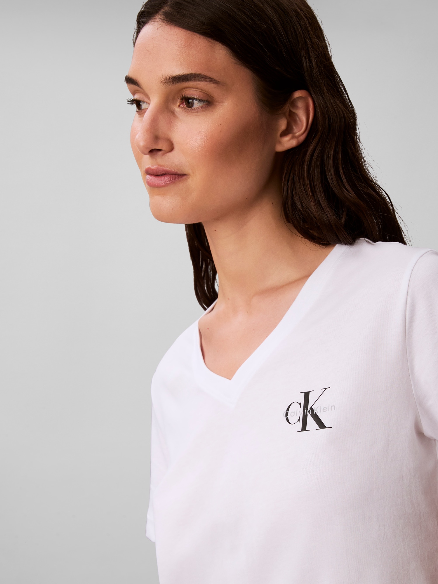 Calvin Klein Jeans T-Shirt »MONOLOGO VNK 2PACK TEE« Packung, 2er-Pack, 2 Stk. , Logoschriftzug