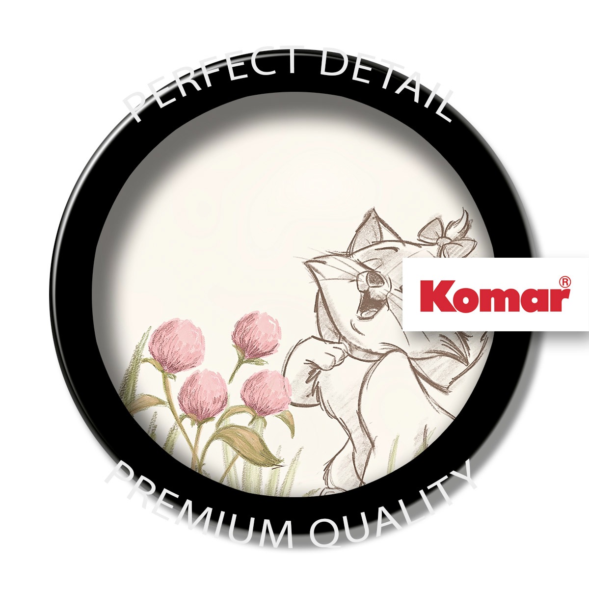 Komar Wandbild »Marie I´m ready, Maestro«, Disney, (Set, 1 St.), 70 x 50 cm (Breite x Höhe) - Kinderzimmer, Dekoration