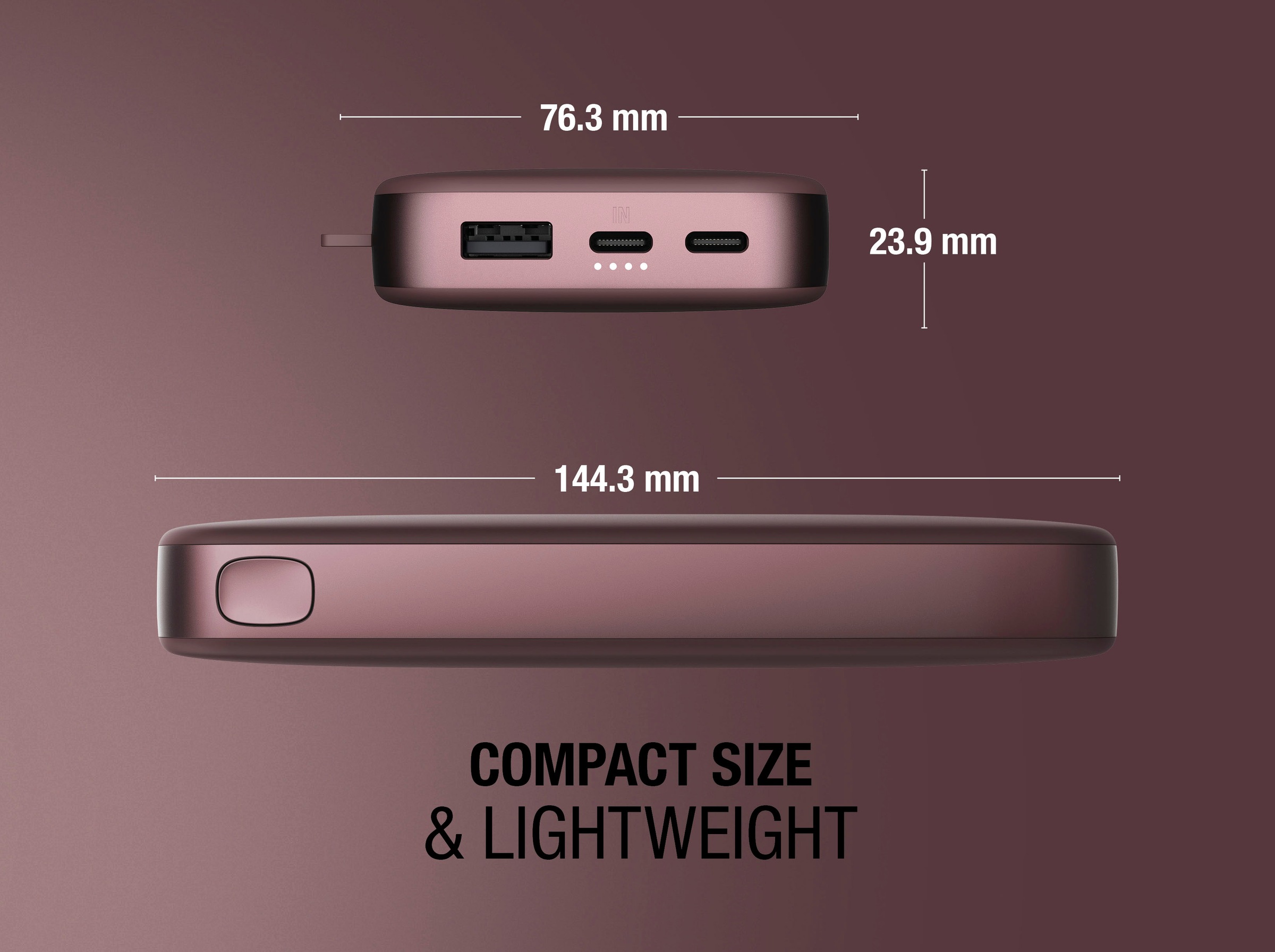 Fresh´n Rebel Powerbank »Power Pack 18000mAh mit USB-C, Ultra Fast Charge & 20W PD«