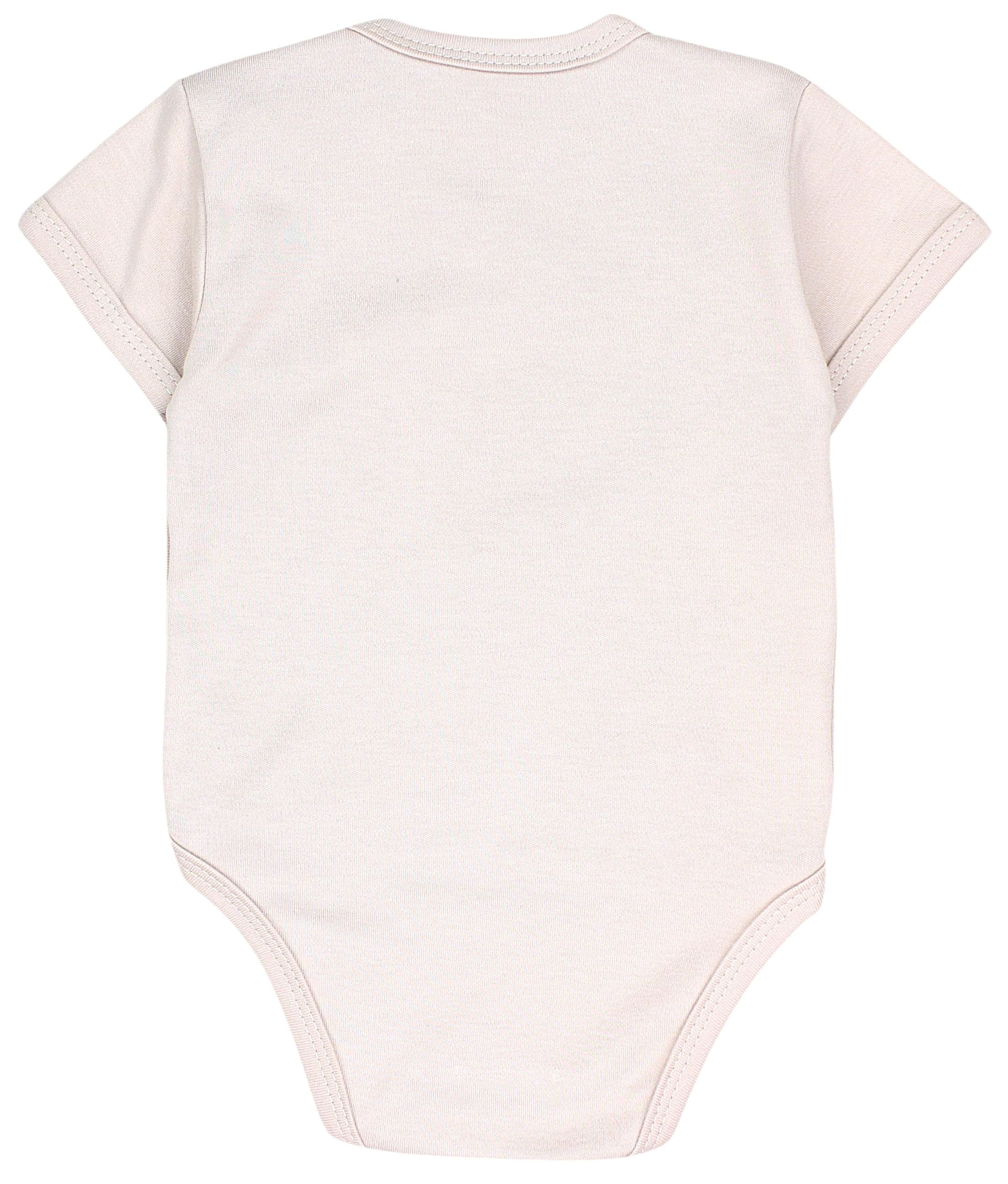 TupTam Kurzarmwickelbody »Wickelbody Baby Jungen Kurzarm Wickelbody 5er Set«