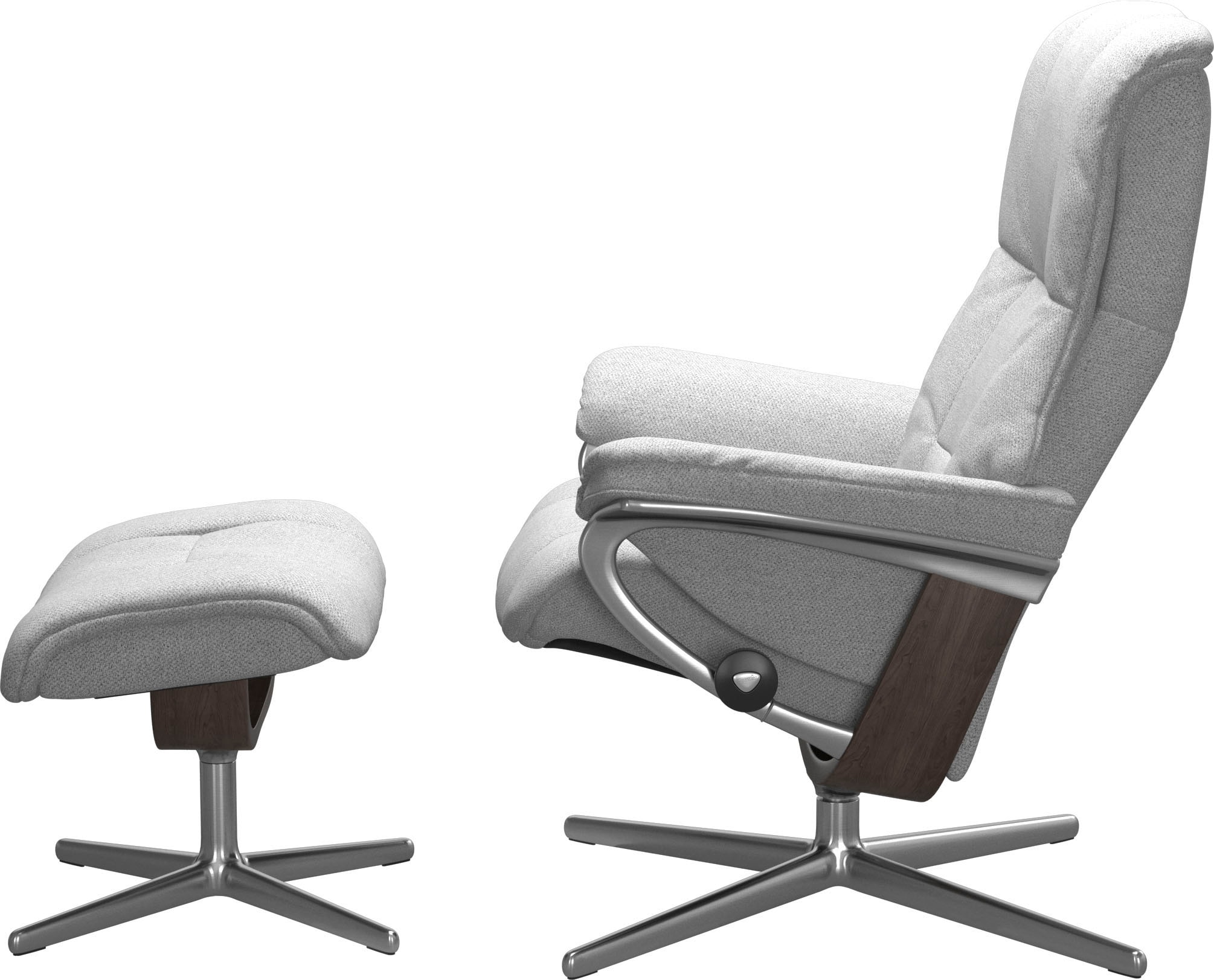 Stressless® Fußhocker »Mayfair«, mit Cross Base, Größe S, M & L, Holzakzent Wenge