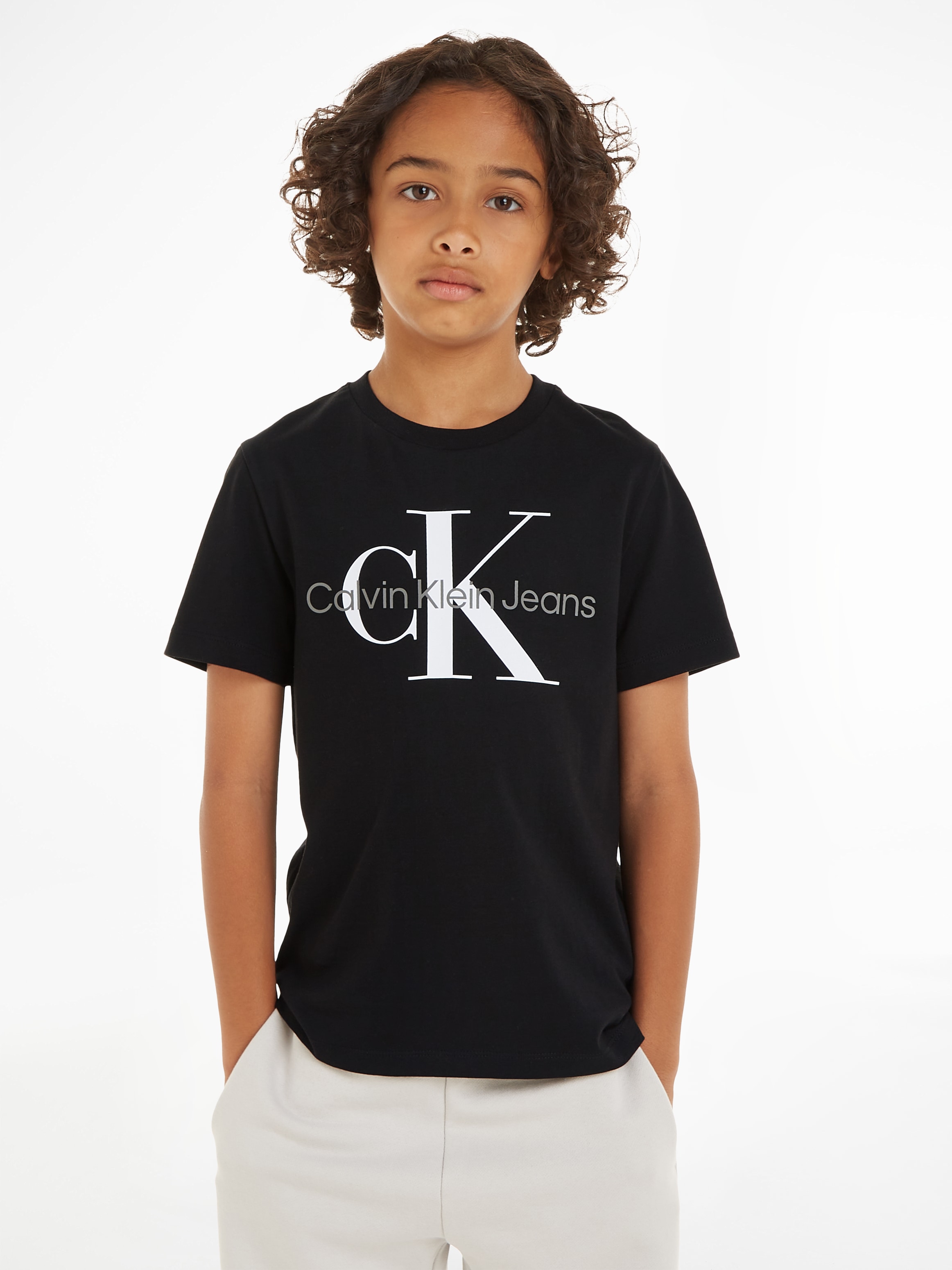 Calvin Klein Jeans T-Shirt »CK MONOGRAM SS T-SHIRT«, für Kinder bis 16 Jahre