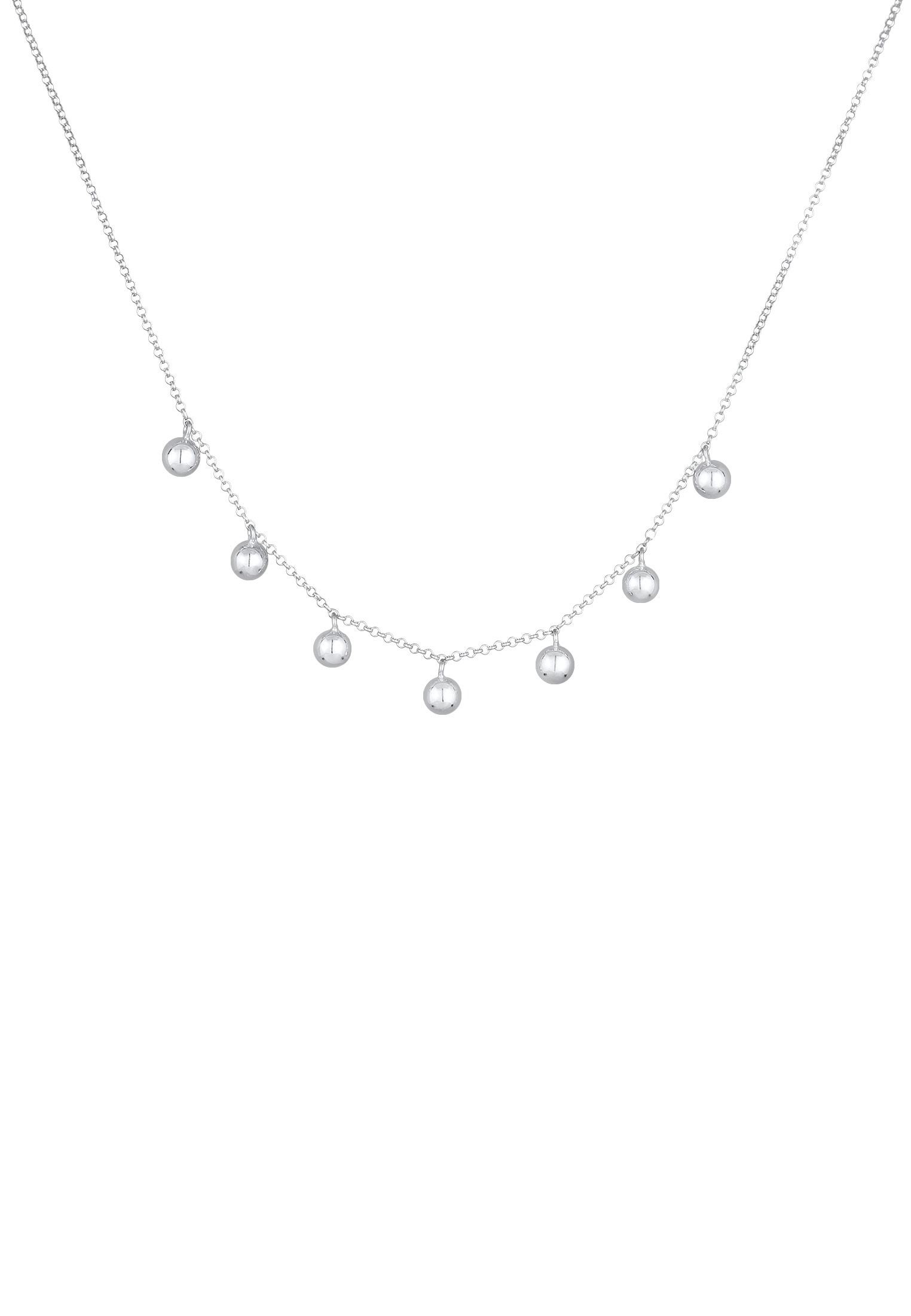 Elli Silberkette »Halskette Kristalle Anhänger 925 Silber«